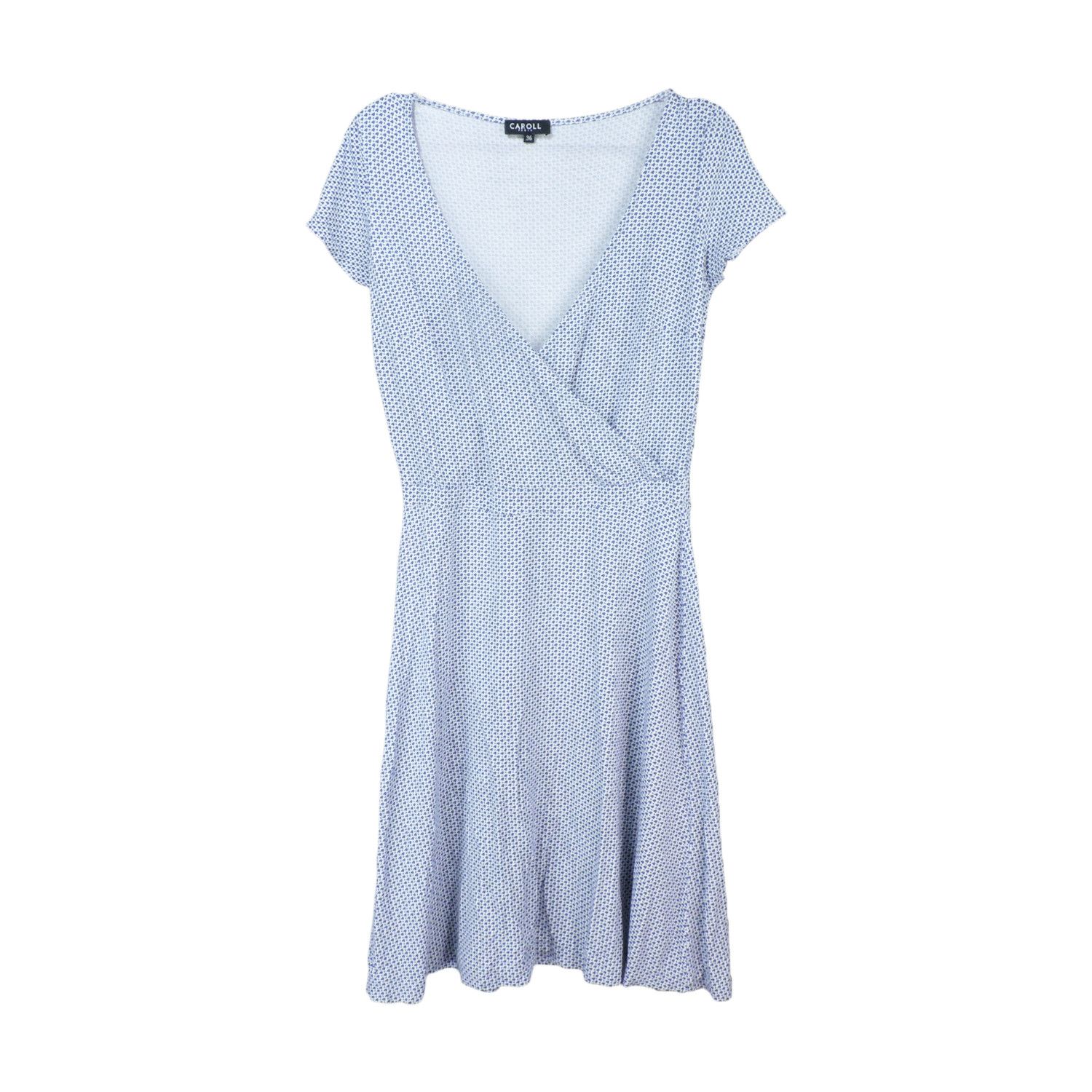 Carel Paris CAROLL PARIS SMALL FLOWERS PATTERN MIDI DRESS Size XS / US 0-2 / IT 36-38 - 1 Thumbnail