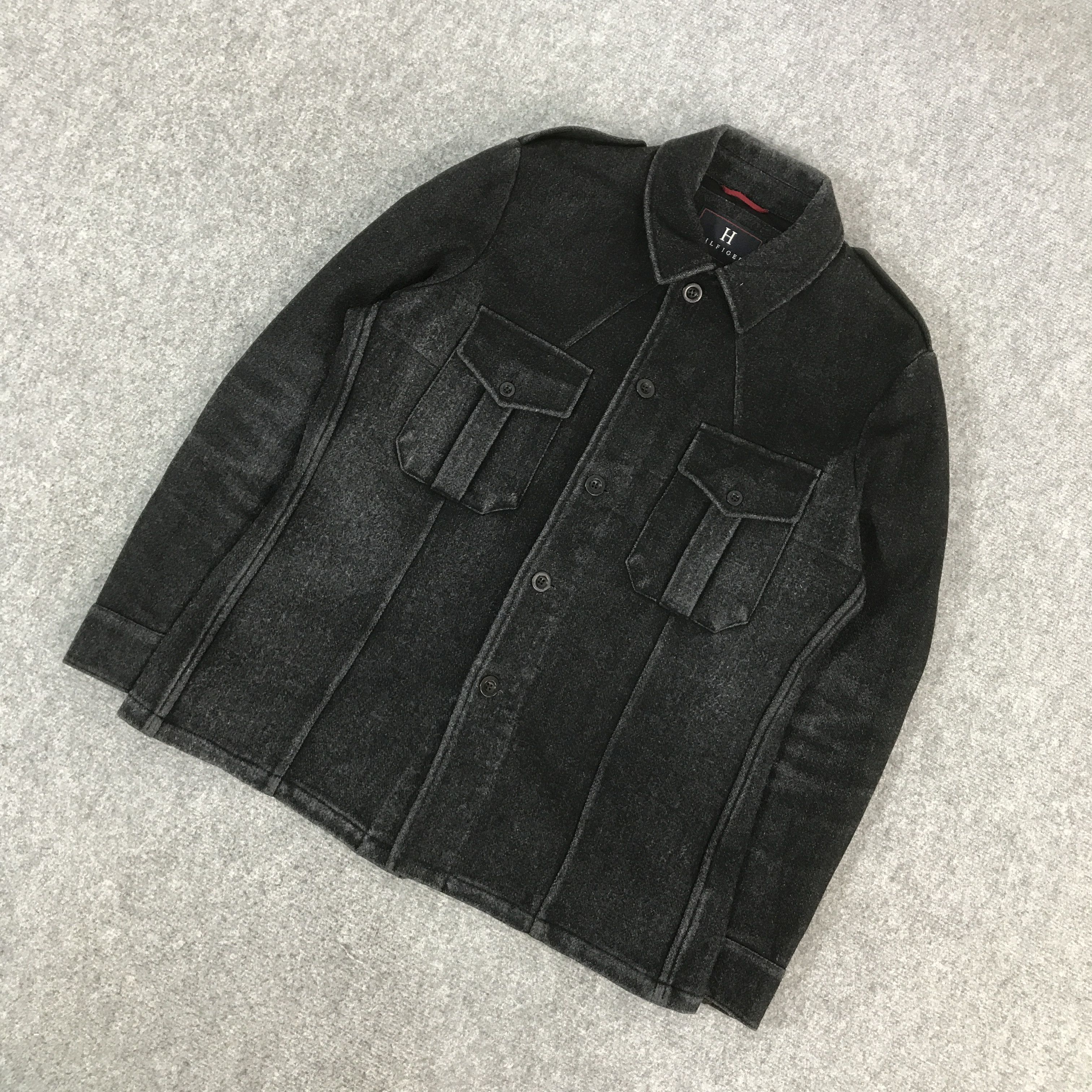 Tommy Hilfiger HILFIGER WOOL BUTTON SHIRT JACKET Size US M / EU 48-50 / 2 - 5 Thumbnail