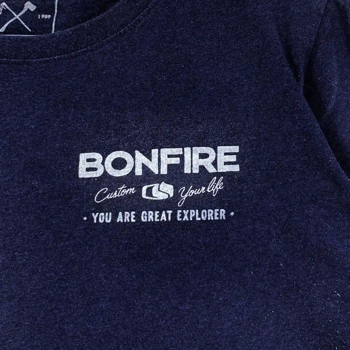 Bonfire BONFIRE JAPAN OUTDOOR Natural Pure Indigo Tee Shirt Size US XL / EU 56 / 4 - 4 Thumbnail