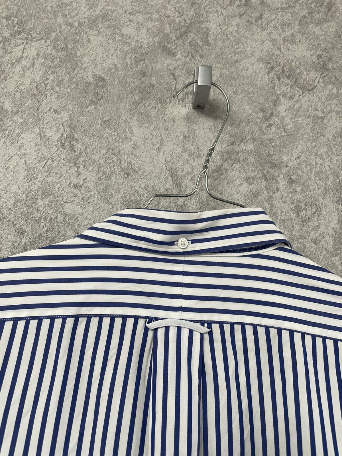 Polo Ralph Lauren Polo Ralph Lauren Striped White/Blue Basic Long Sleeve Shirt Size US XL / EU 56 / 4 - 20 Thumbnail