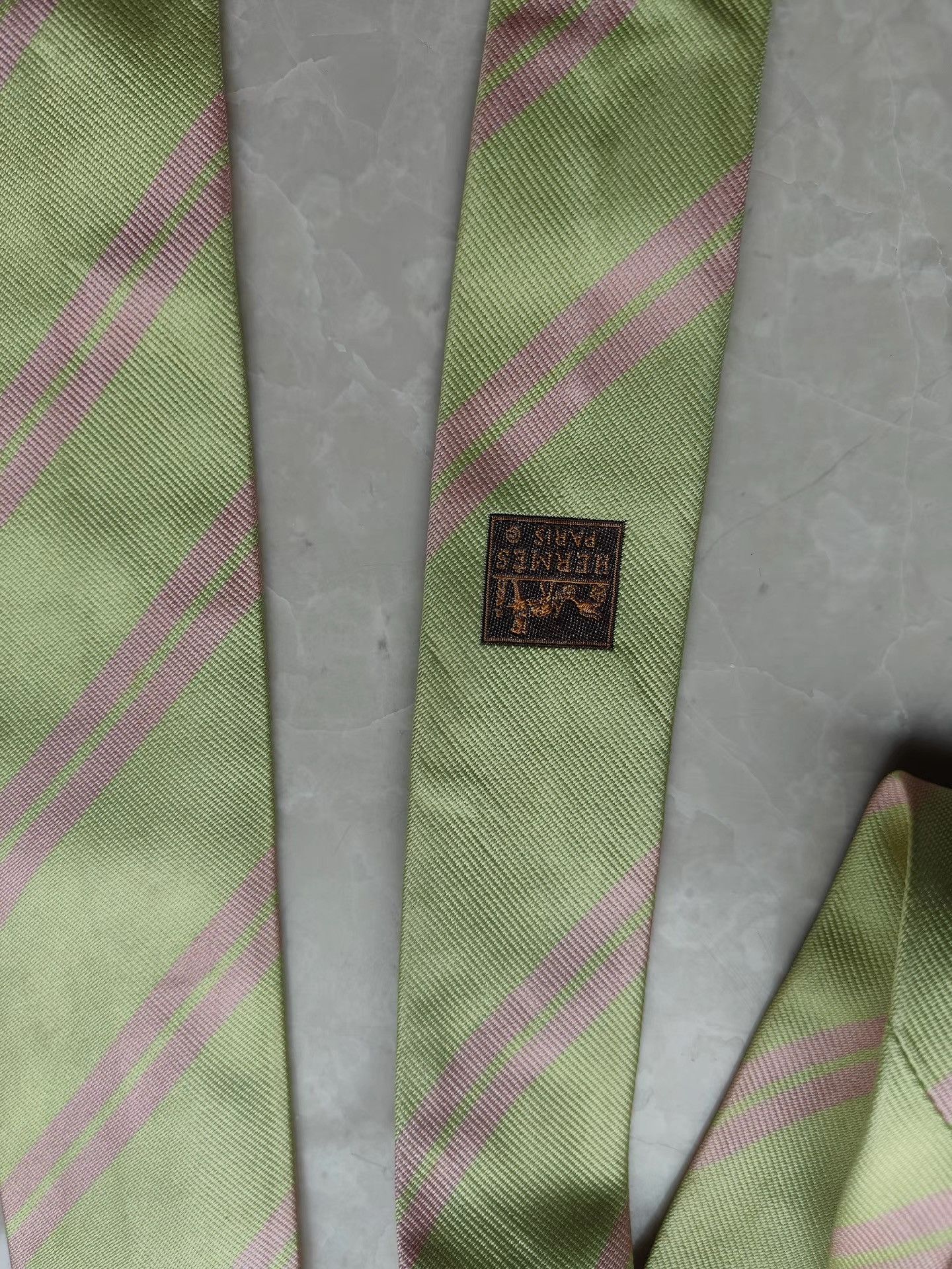 Hermes Hermes Men's Tie K29 Size ONE SIZE - 3 Thumbnail