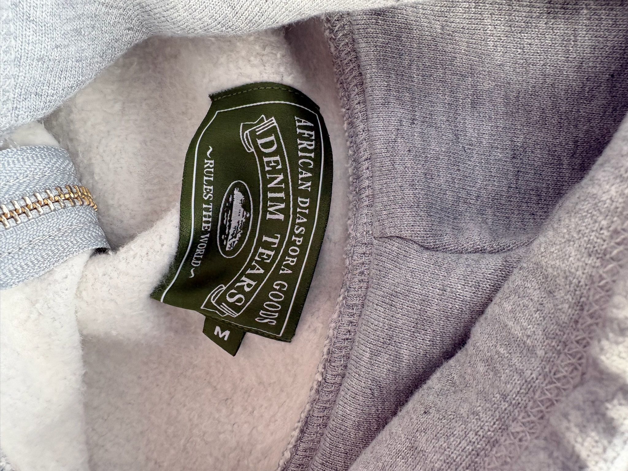 DENIM TEARS Corteiz x Denim Tears "Cortears Royale" Zip Hoodie Size US M / EU 48-50 / 2 - 4 Thumbnail