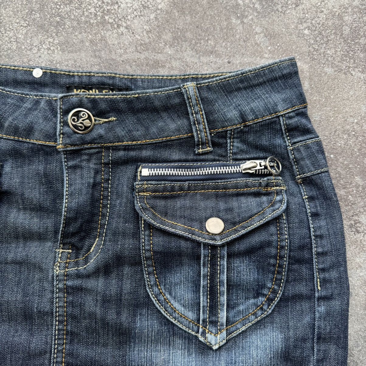 Hysteric Glamour Y2K Super Sexy Vintage Glamour Denim Mini Skirt Size 29" - 6 Thumbnail