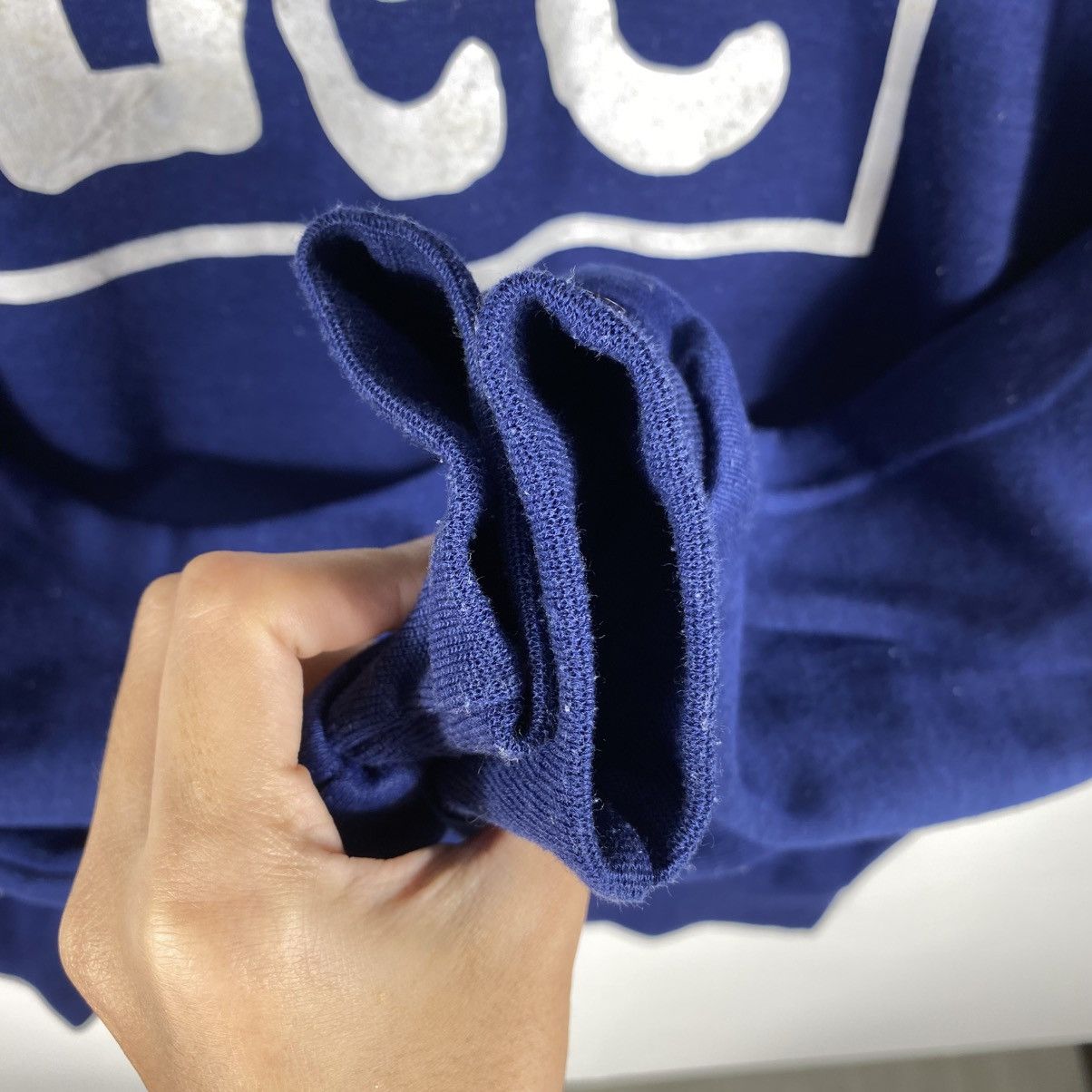 Lee Vintage 80's LEE Sanforized Big Logo Crewneck Sweatshirt Size US L / EU 52-54 / 3 - 3 Thumbnail