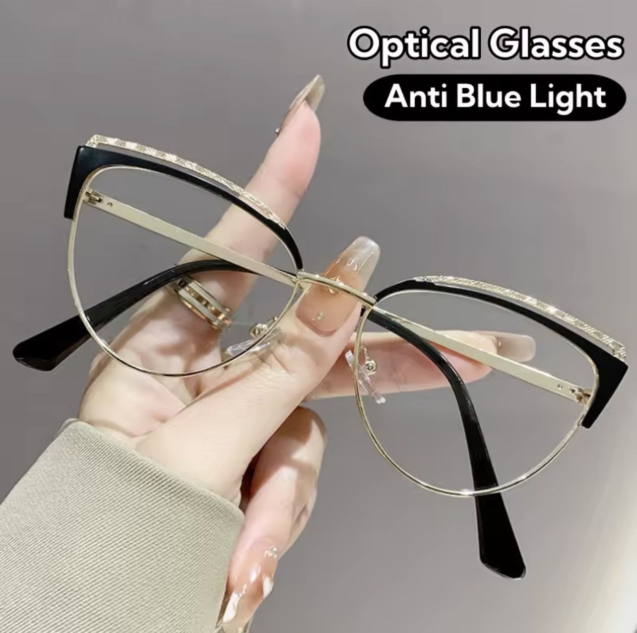 Other Classic Cat-eye Metal Multi-color Women's Photochromic Size ONE SIZE - 8 Thumbnail