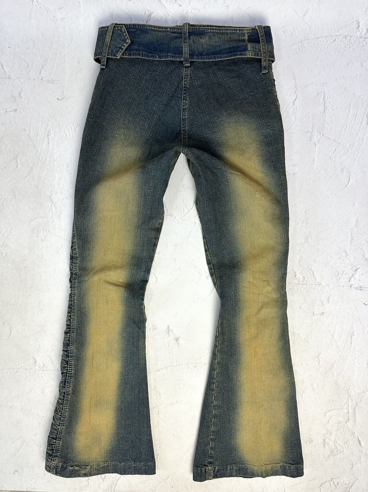 Beauty Beast × If Six Was Nine × Vintage Vintage Washed Pleated Belted Jeans Size 28" / US 6 / IT 42 - 7 Thumbnail