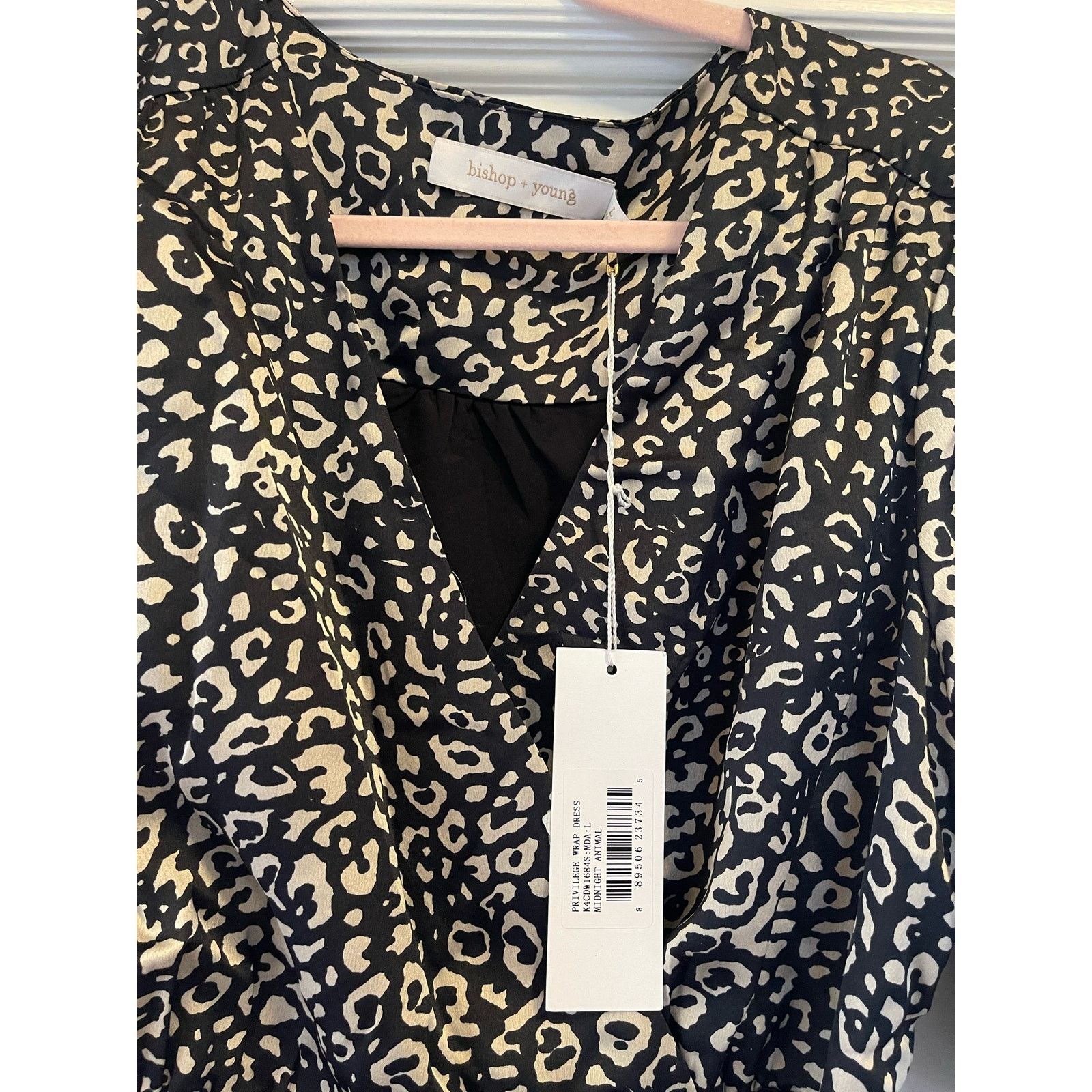 Other Bishop + Young, Privilege Wrap Dress, NWT, Size: L Size L / US 10 / IT 46 - 4 Thumbnail