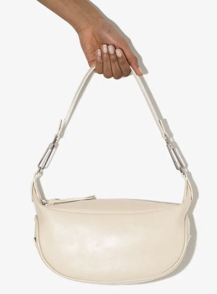 By Far By Far Amy Leather Beige Nude Shoulders Bum Waist Bag Ivory Size ONE SIZE - 2 Thumbnail