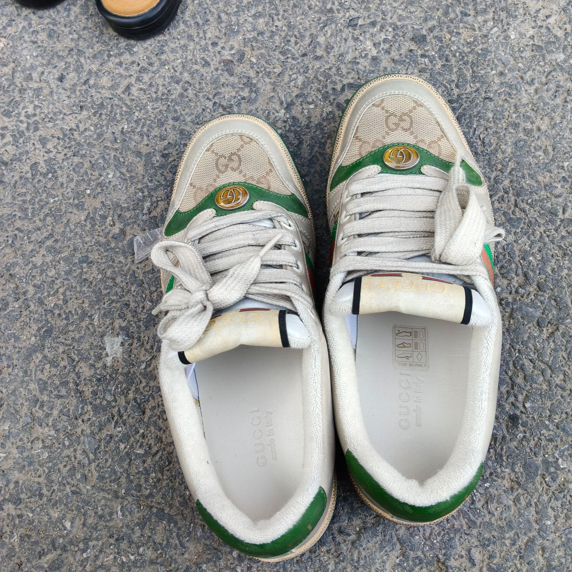 Gucci Gucci Monogram Sneakers Size 35 Size US 4 / IT 34 - 1 Thumbnail