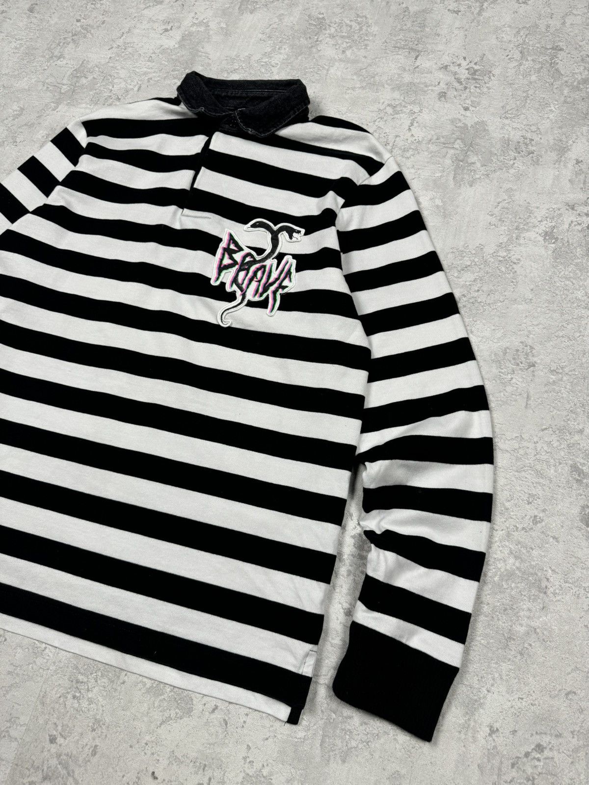 Diesel Diesel Brave Snake Long Sleeve Striped Size L Size US L / EU 52-54 / 3 - 3 Thumbnail