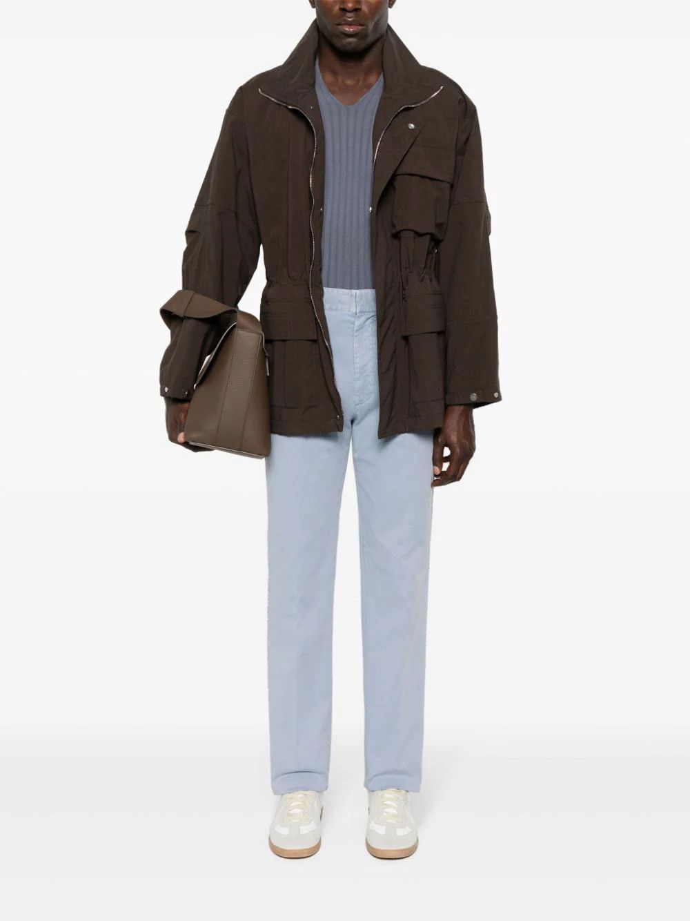 Fendi o1loc1c0824 Trousers in Light blue Size US 32 / EU 48 - 3 Thumbnail