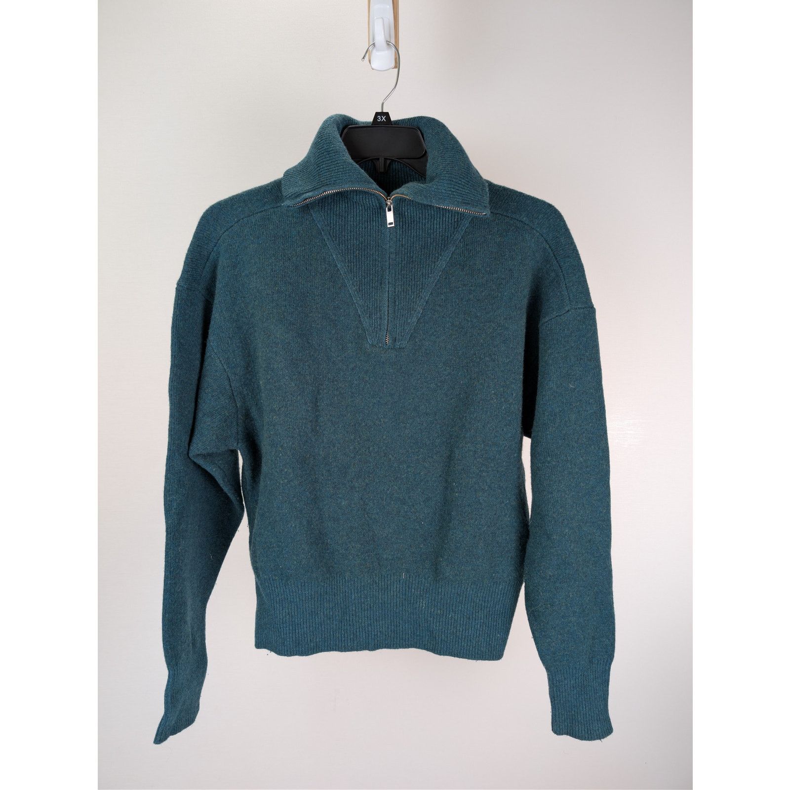 Isabel Marant o1rshd1 CC20 Fancy Quarter-Zip Sweater in Green Size US S / EU 44-46 / 1 - 2 Thumbnail