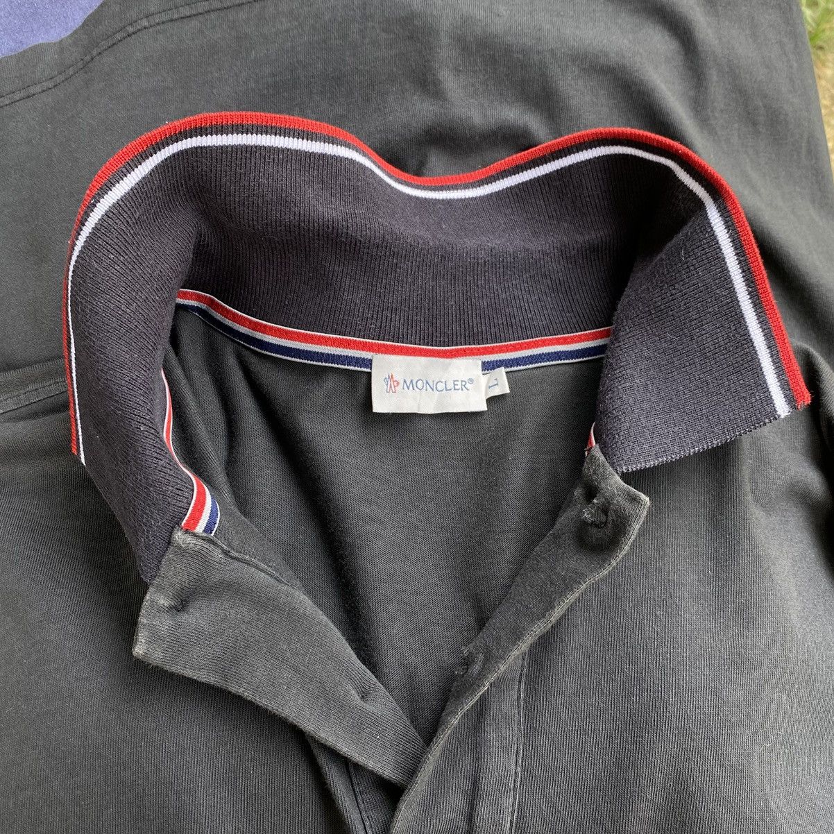 Moncler Moncler Ringer Polo Shirt Moncler Luxury Brand SunFaded Size US M / EU 48-50 / 2 - 18 Thumbnail