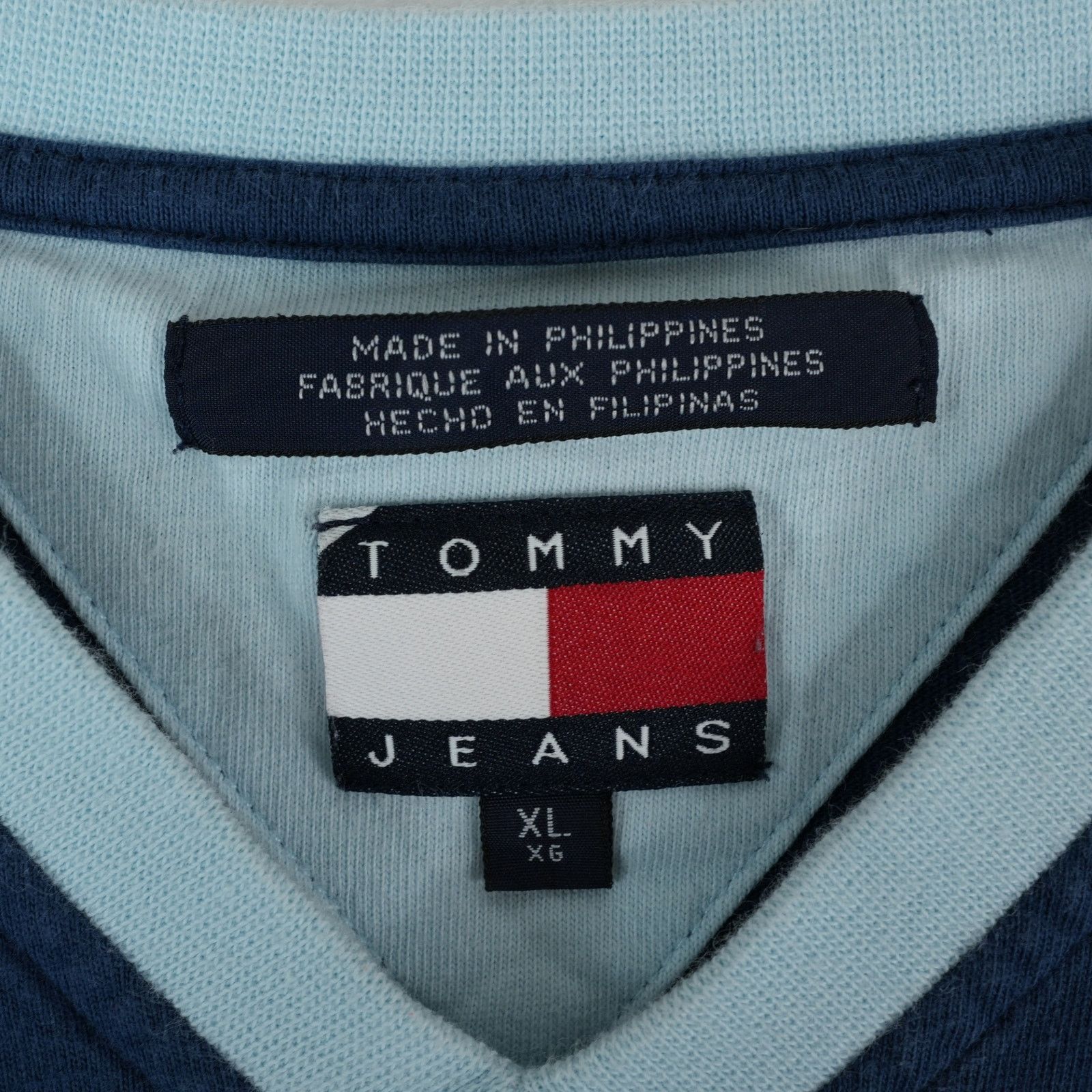 Tommy Jeans Vtg Tommy Hilfiger Jeans T-Shirt Mens XL 2005 Colorblock Y2K Size US XL / EU 56 / 4 - 6 Thumbnail