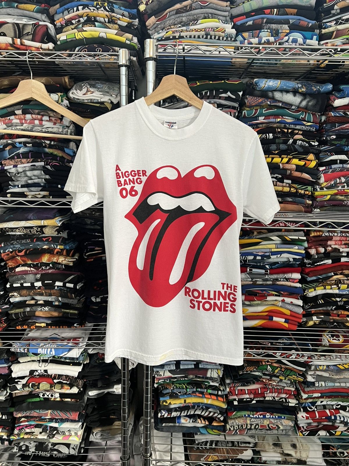 The Rolling Stones 2006 A Bigger Bang Tongue Tour Band Tee Size US S / EU 44-46 / 1 - 1 Thumbnail