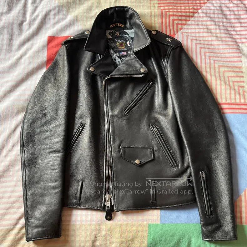 Schott Schott Co-branded punk leather jacket Size US S / EU 44-46 / 1 - 1 Thumbnail