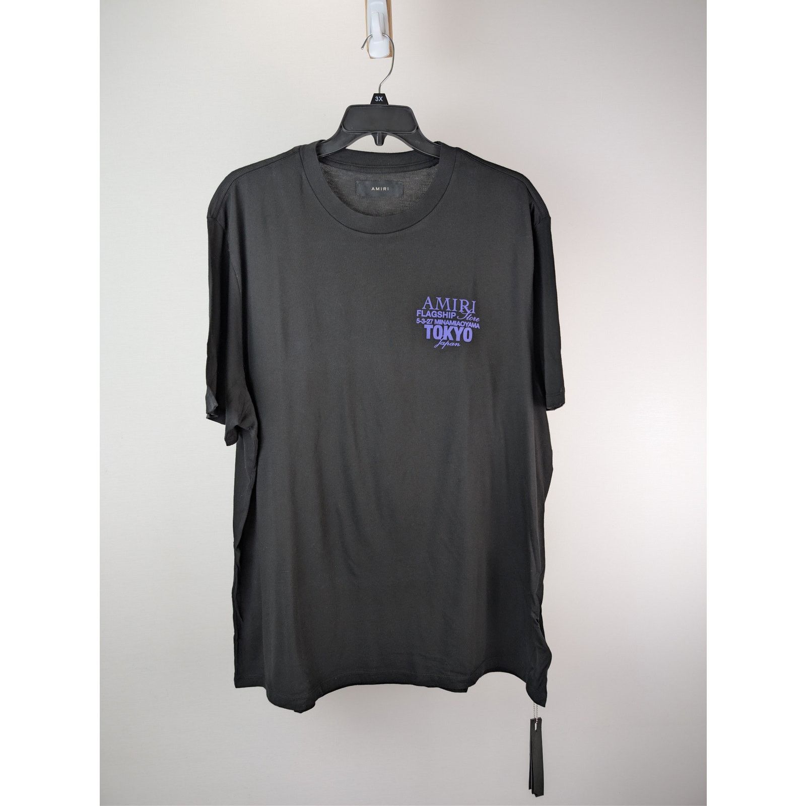 Amiri o1rshd1 3XL Bones Stacked Cotton T-shirt Tokyo in Black Size US XXL / EU 58 / 5 - 3 Thumbnail