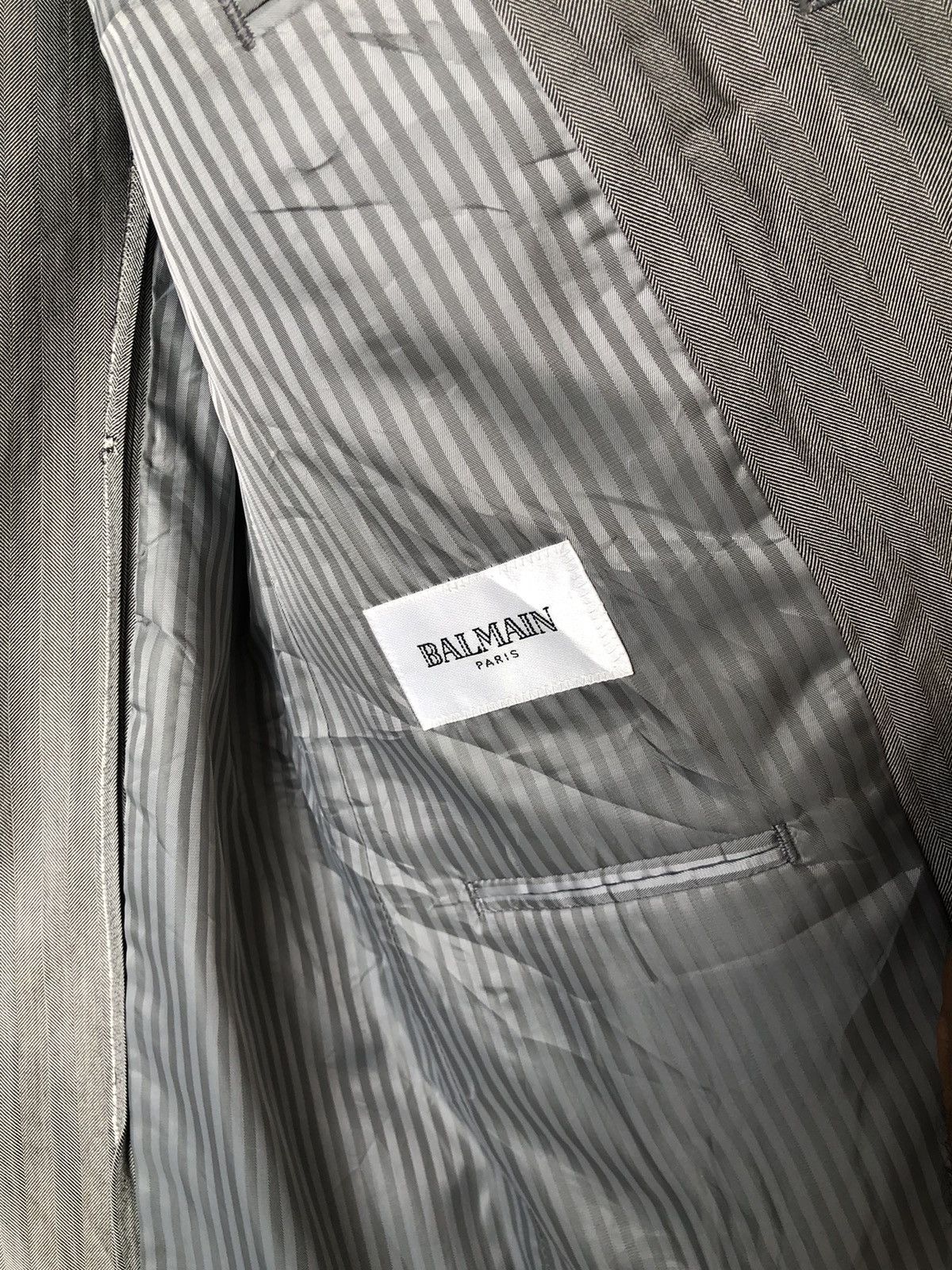 Balmain Vintage Balmain Paris Single Breasted Blazer Size US M / EU 48-50 / 2 - 2 Thumbnail