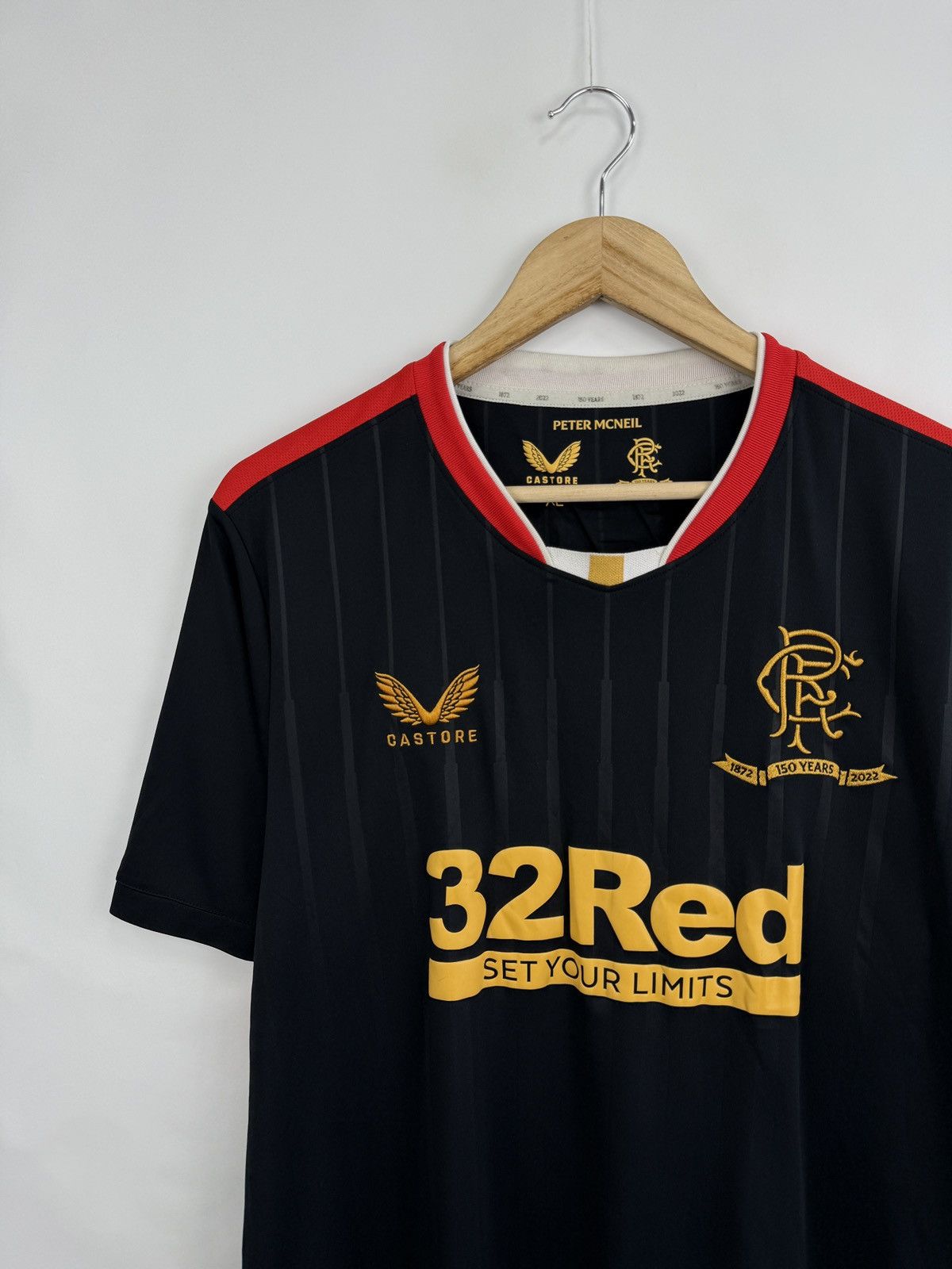 Castore 🏴󠁧󠁢󠁳󠁣󠁴󠁿 2021/22 Castore Glasgow Rangers 150 Years Home Jersey Y2K Size US XL / EU 56 / 4 - 2 Thumbnail
