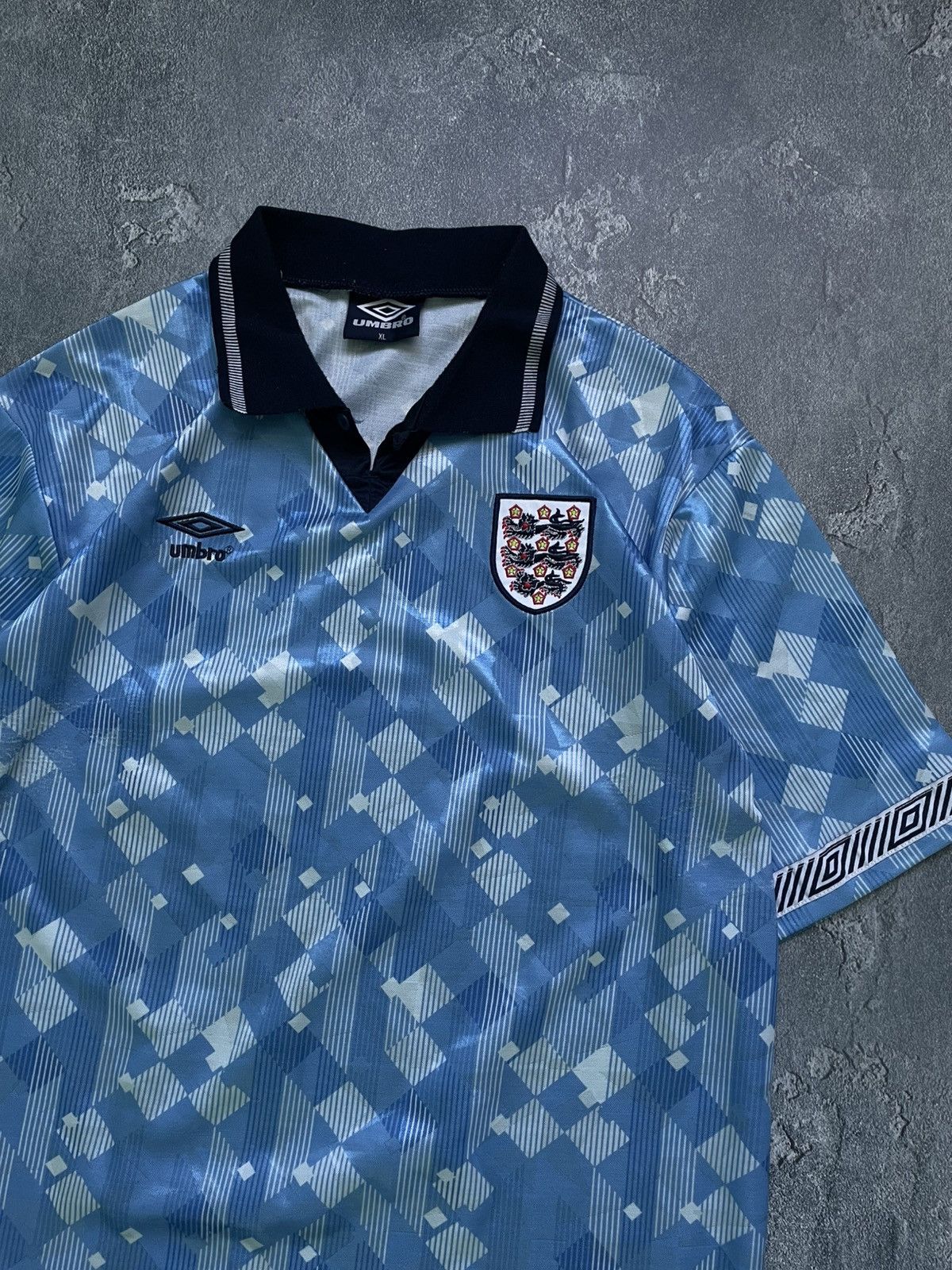 Umbro Vintage England 1990/1992 Football Jersey Size US XL / EU 56 / 4 - 2 Thumbnail