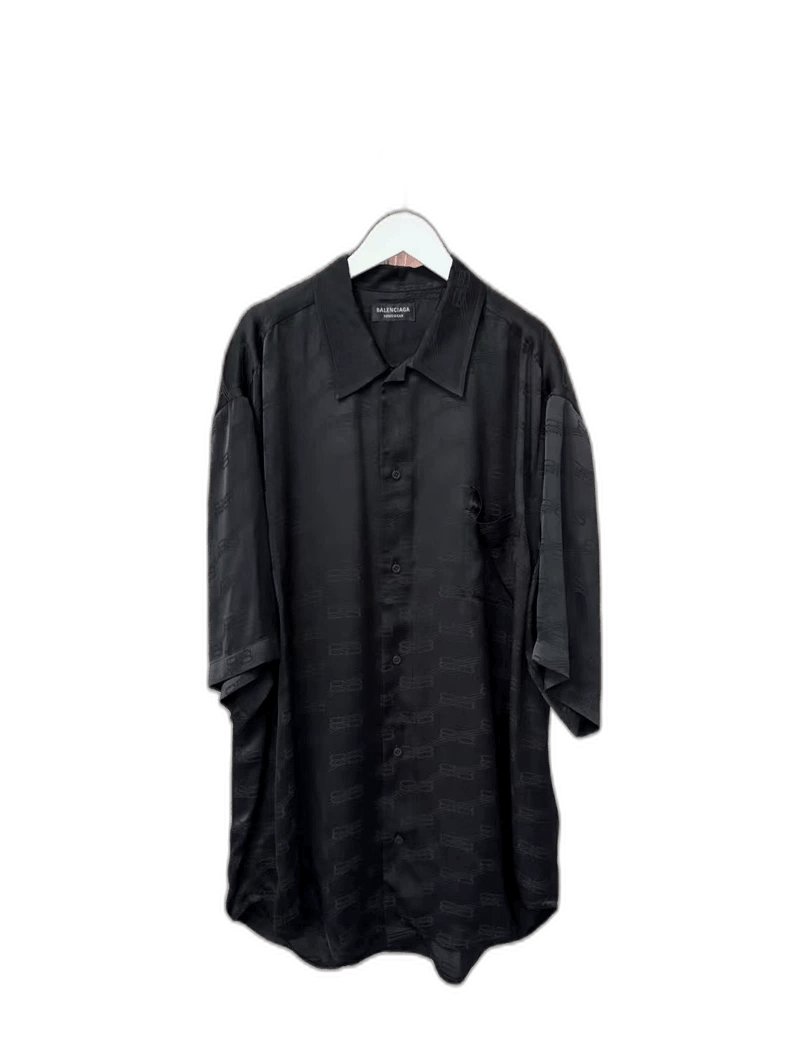 Balenciaga Balenciaga Silk Short Sleeve Shirt-2505 Size US M / EU 48-50 / 2 - 1 Thumbnail