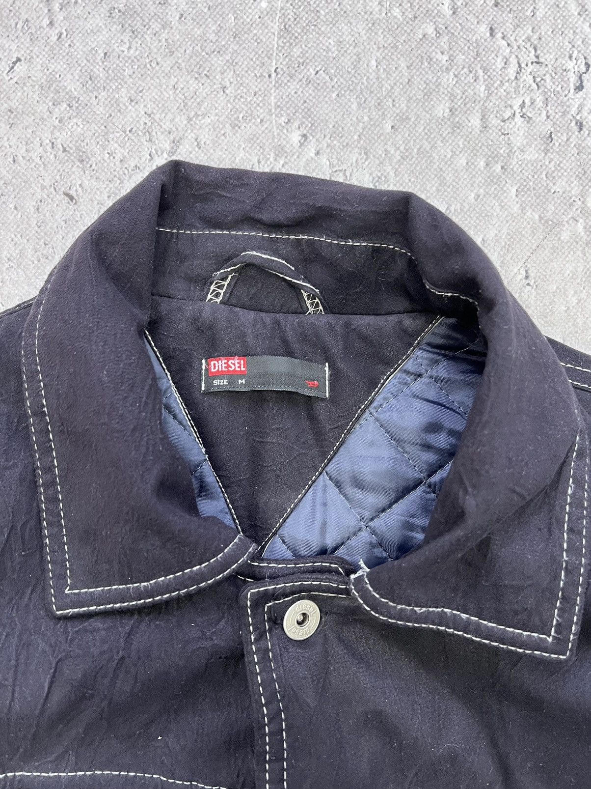 Diesel × Vintage VINTAGE VARSITY Y2K BOMBER JACKET DIESEL Size US L / EU 52-54 / 3 - 4 Thumbnail