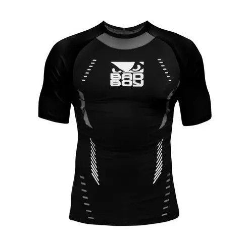 UFC Bad Boy Sphere Compression Top Rash Guard Mens M Black Size US M / EU 48-50 / 2 - 1 Thumbnail