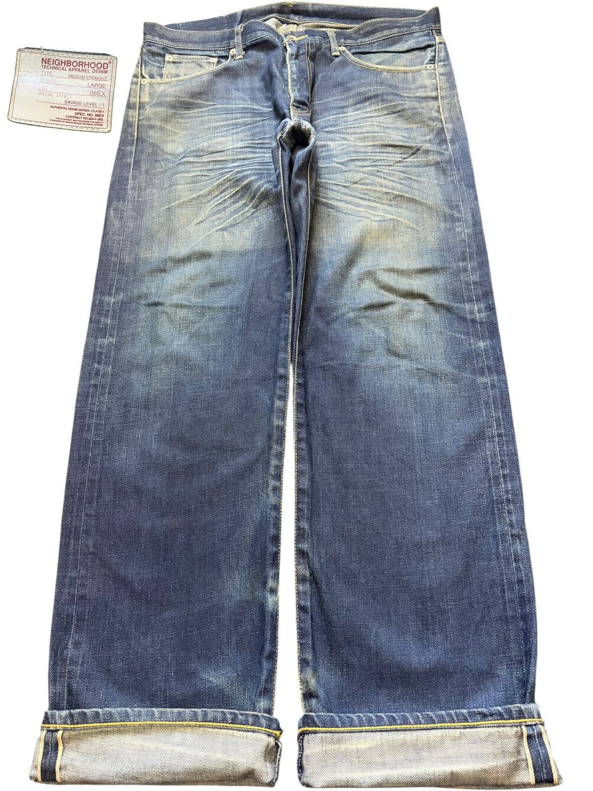 Neighborhood Vintage Neighborhood Selvedge Rusty Wash Loose Jeans Size US 36 / EU 52 - 1 Thumbnail