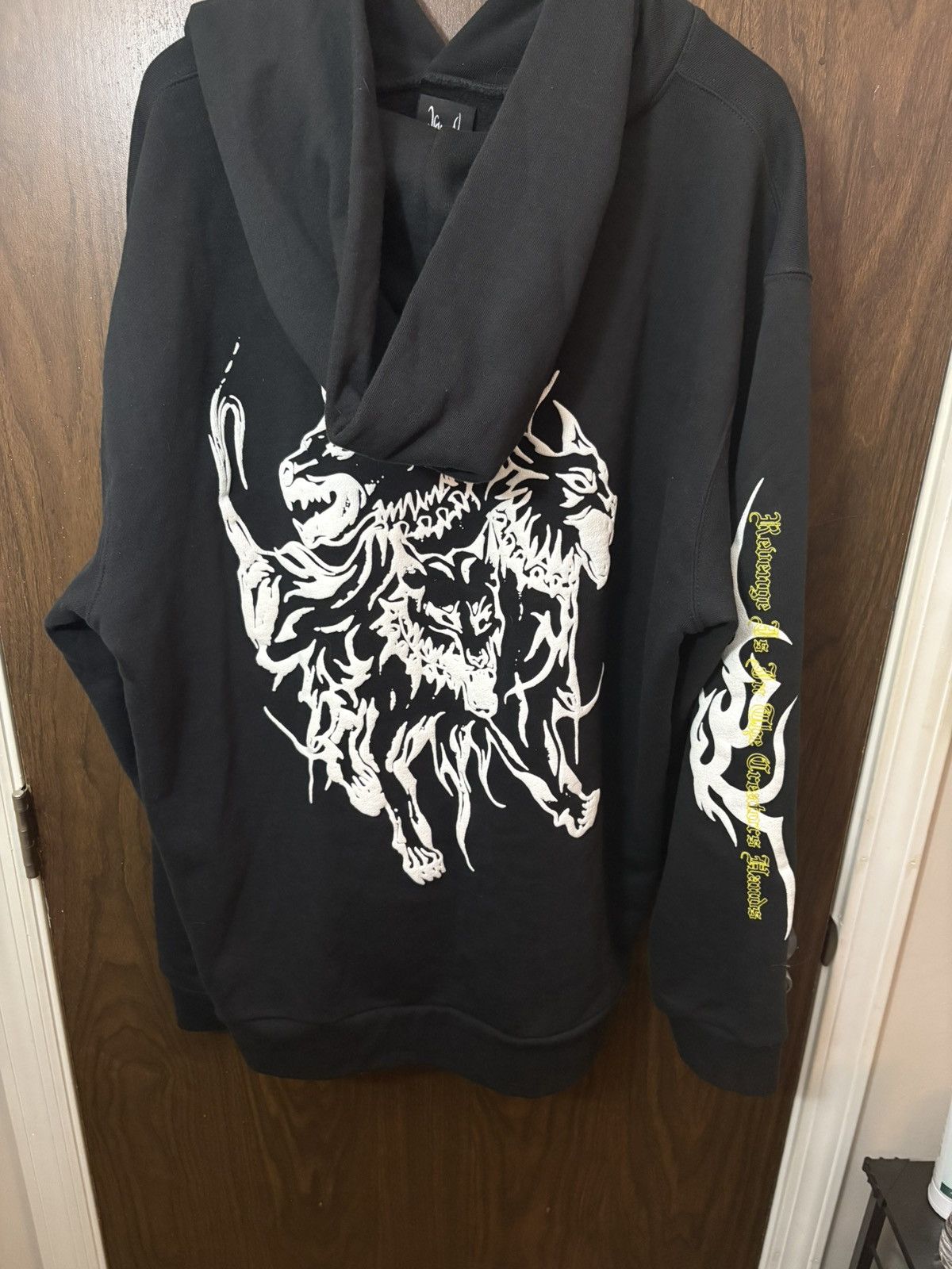 City Morgue × Revenge Revenge x City Morgue Yellow Lightning Cerberus Hoodie Size US XXL / EU 58 / 5 - 3 Thumbnail