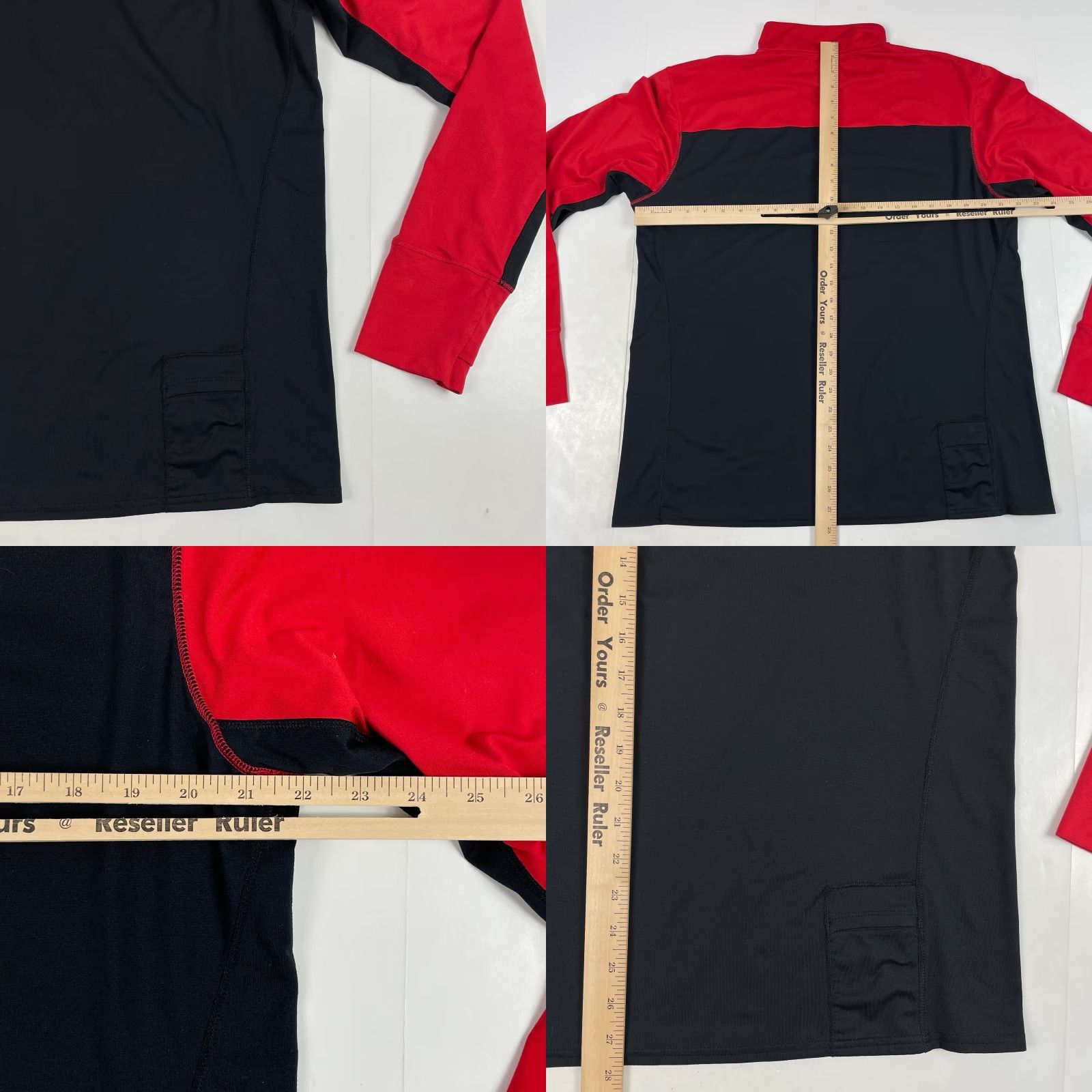 Brooks Brooks Shirt Mens Large Red 1/4 Zip Pullover Running Gym Workout Stretch Activewear Casual Outdoor Weather: Fall Winter Spring Size US L / EU 52-54 / 3 - 8 Thumbnail