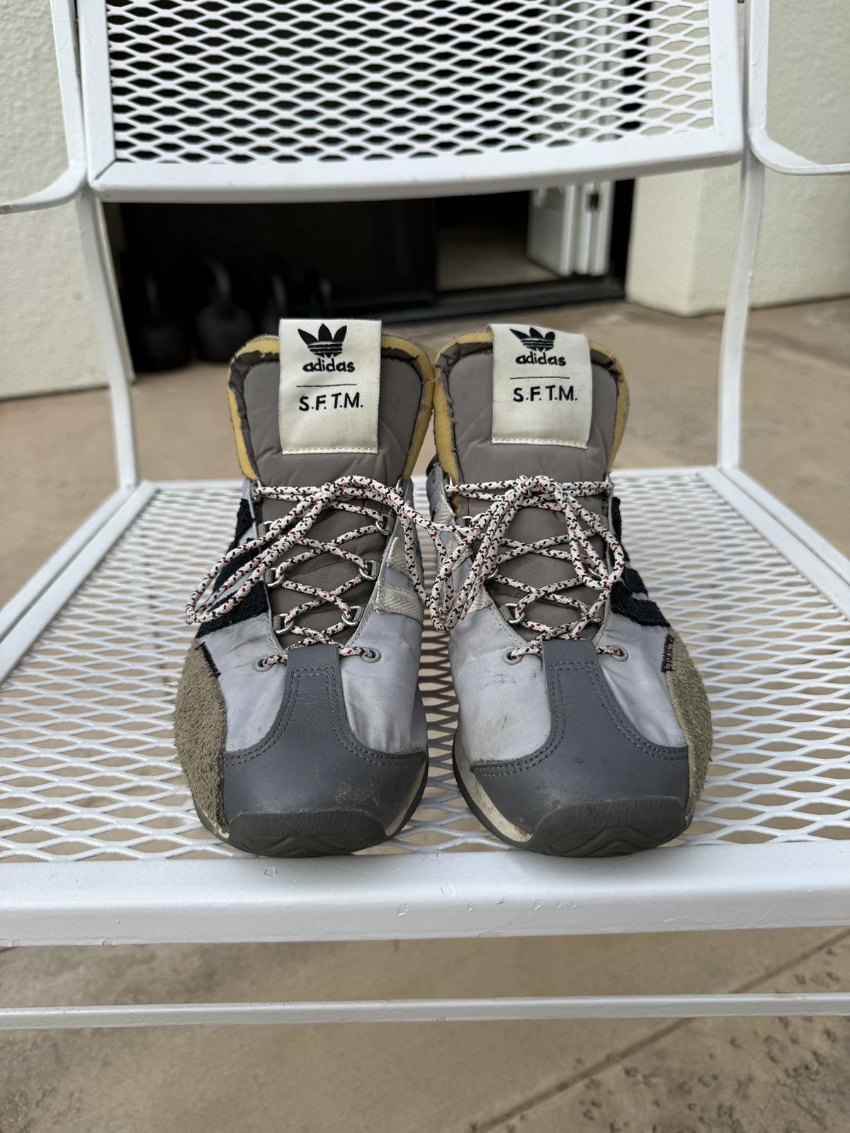 Adidas × Song For The Mute Song for the Mute × adidas Muted Grey Suede & Nylon Sneakers Size US 10 / EU 43 - 3 Thumbnail