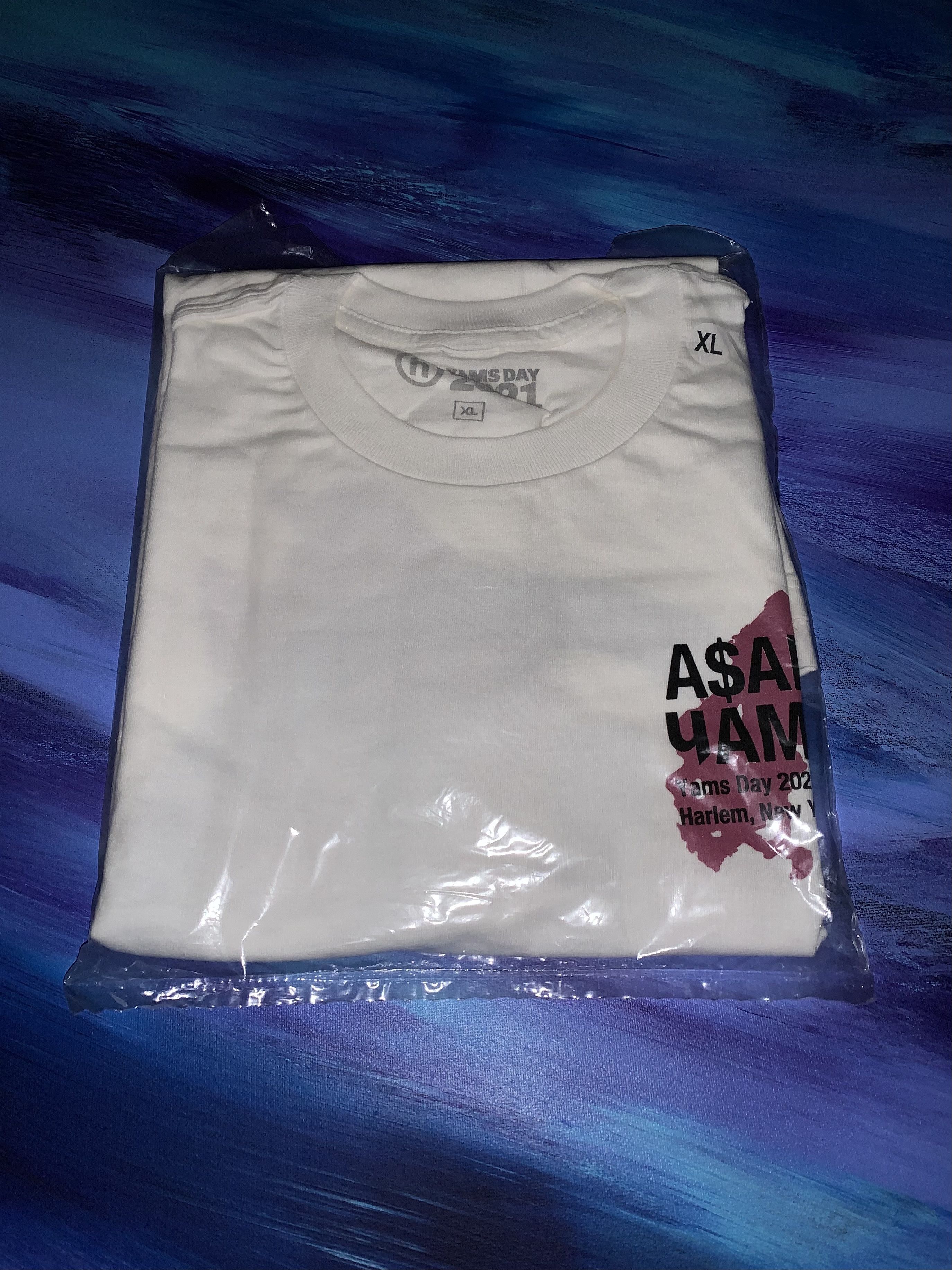 image of Asap Rocky x Hidden Asap Yams Day 2021 Hidden Tee in White, Men's (Size XL)