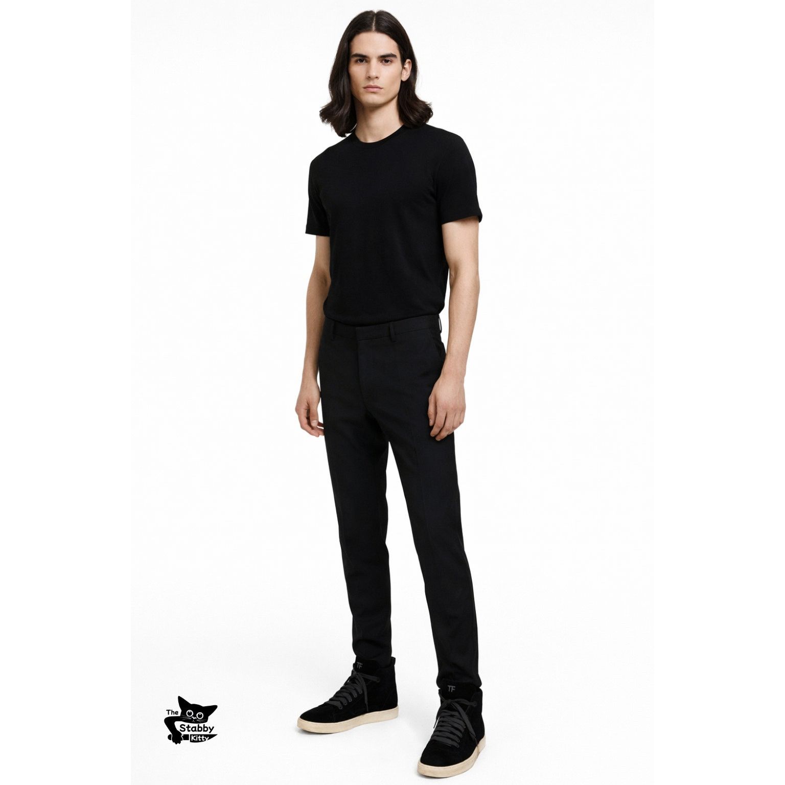 Tom Ford Tom Ford Black Suede High Top Sneakers Size EU 44 Size US 10.5 / EU 43-44 - 6 Thumbnail