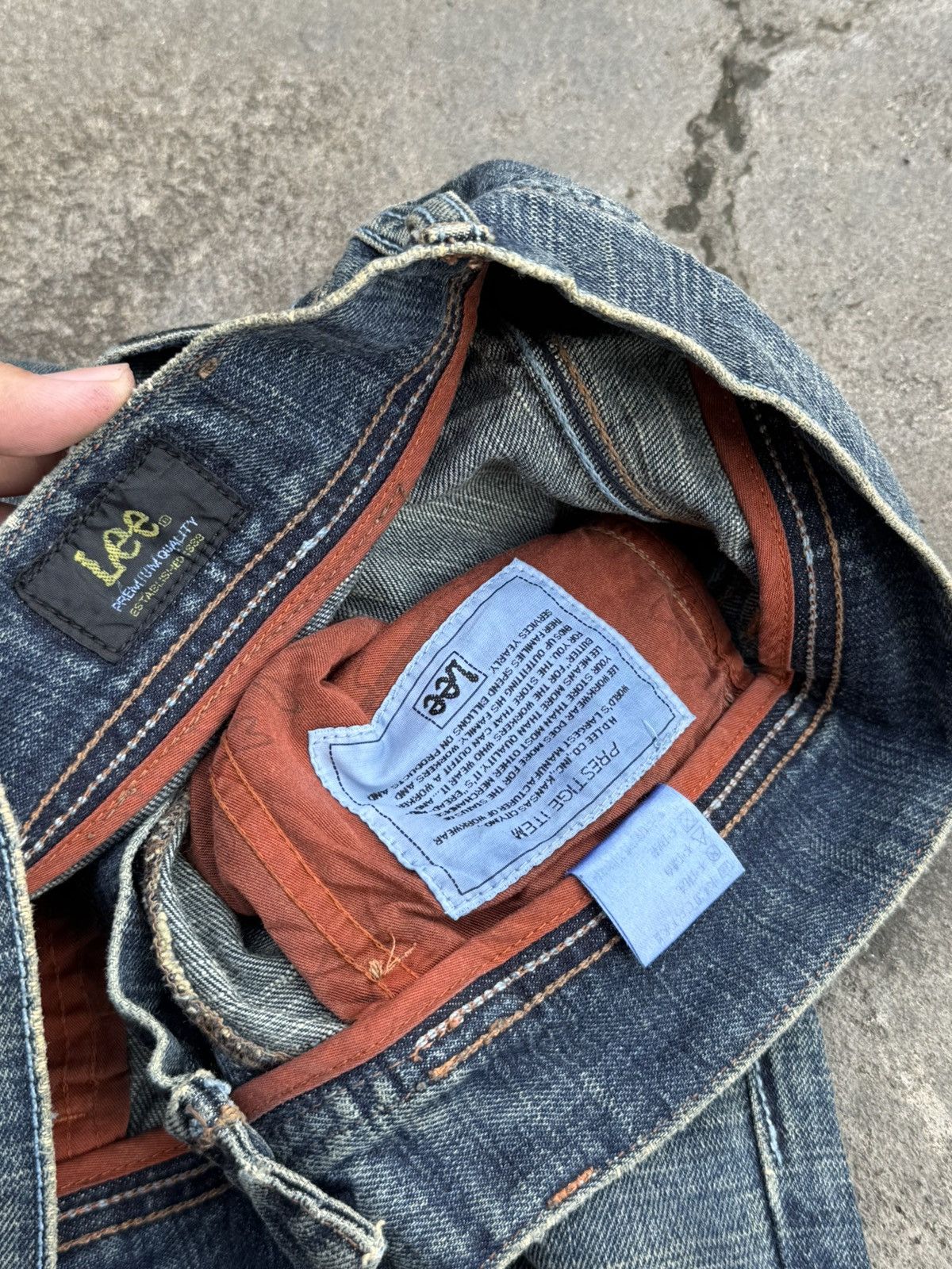 Tornado Mart Mudwash Lee Denim Distressed Flare Japanese Size US 29 - 8 Thumbnail