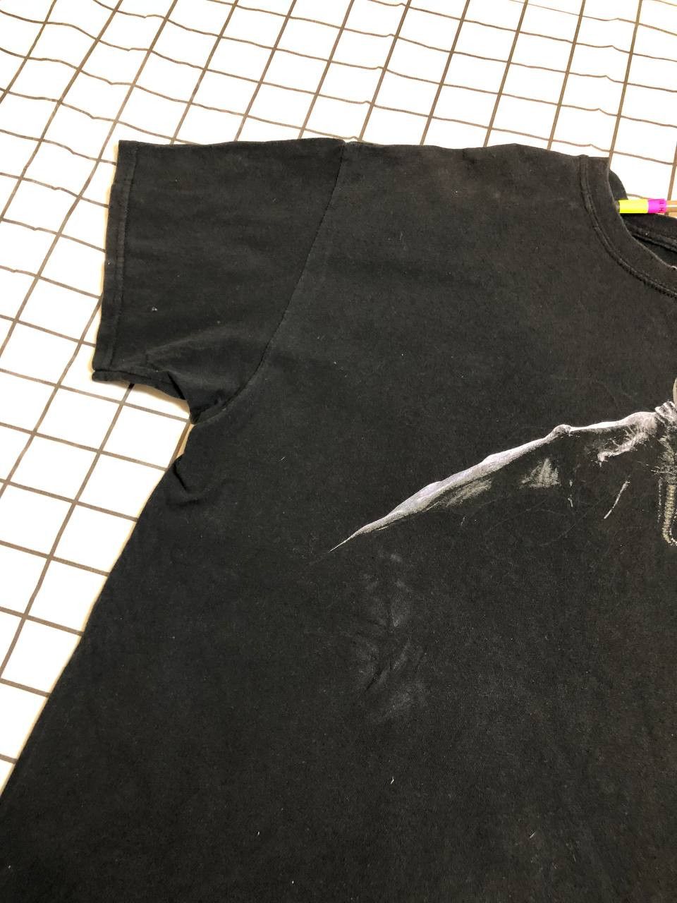 Primark Vintage Primark black T-shirt POST&CO big print Size US L / EU 52-54 / 3 - 5 Thumbnail