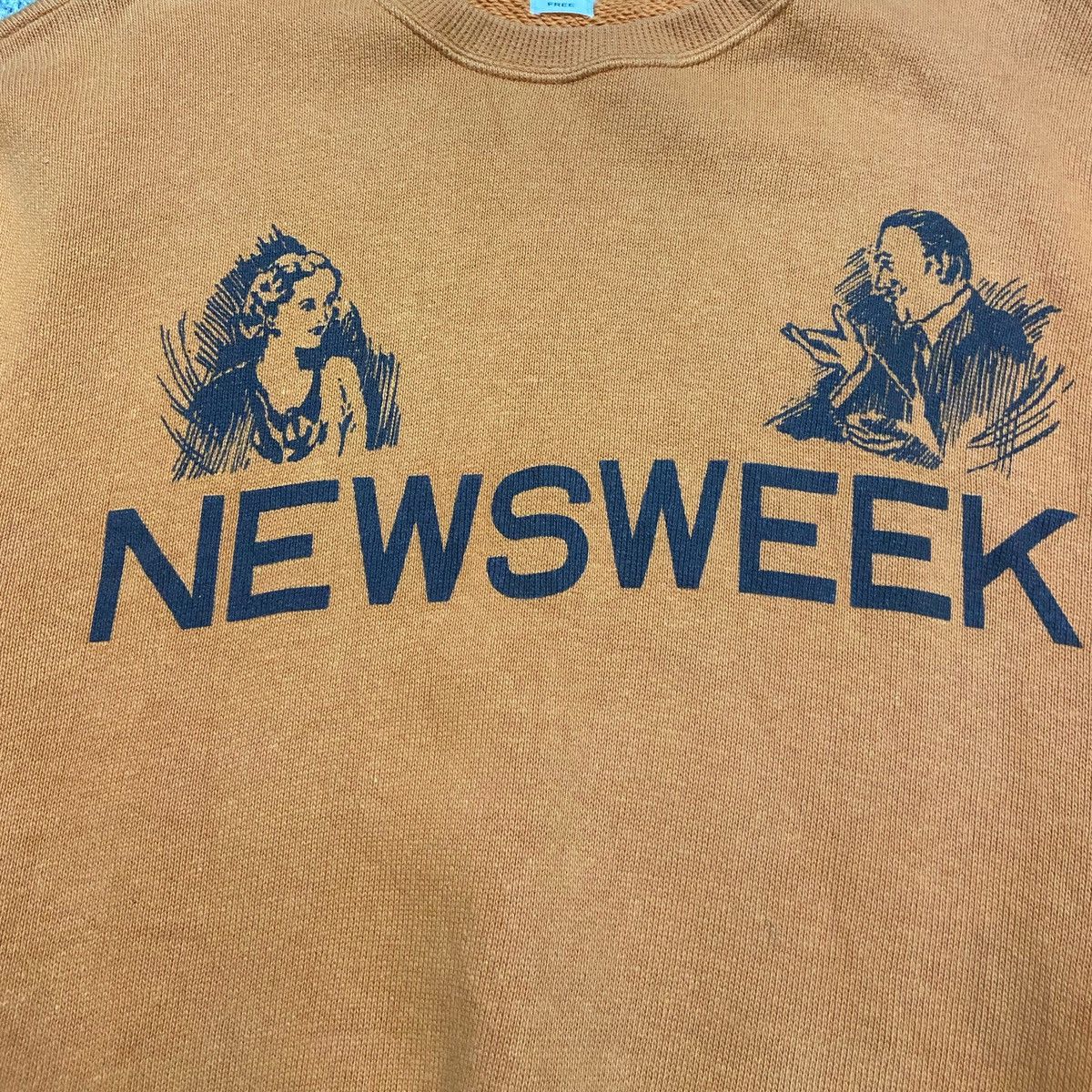 Japanese Brand × Vintage Vintage Newsweek Knitted Sweatshirt Size US L / EU 52-54 / 3 - 2 Thumbnail