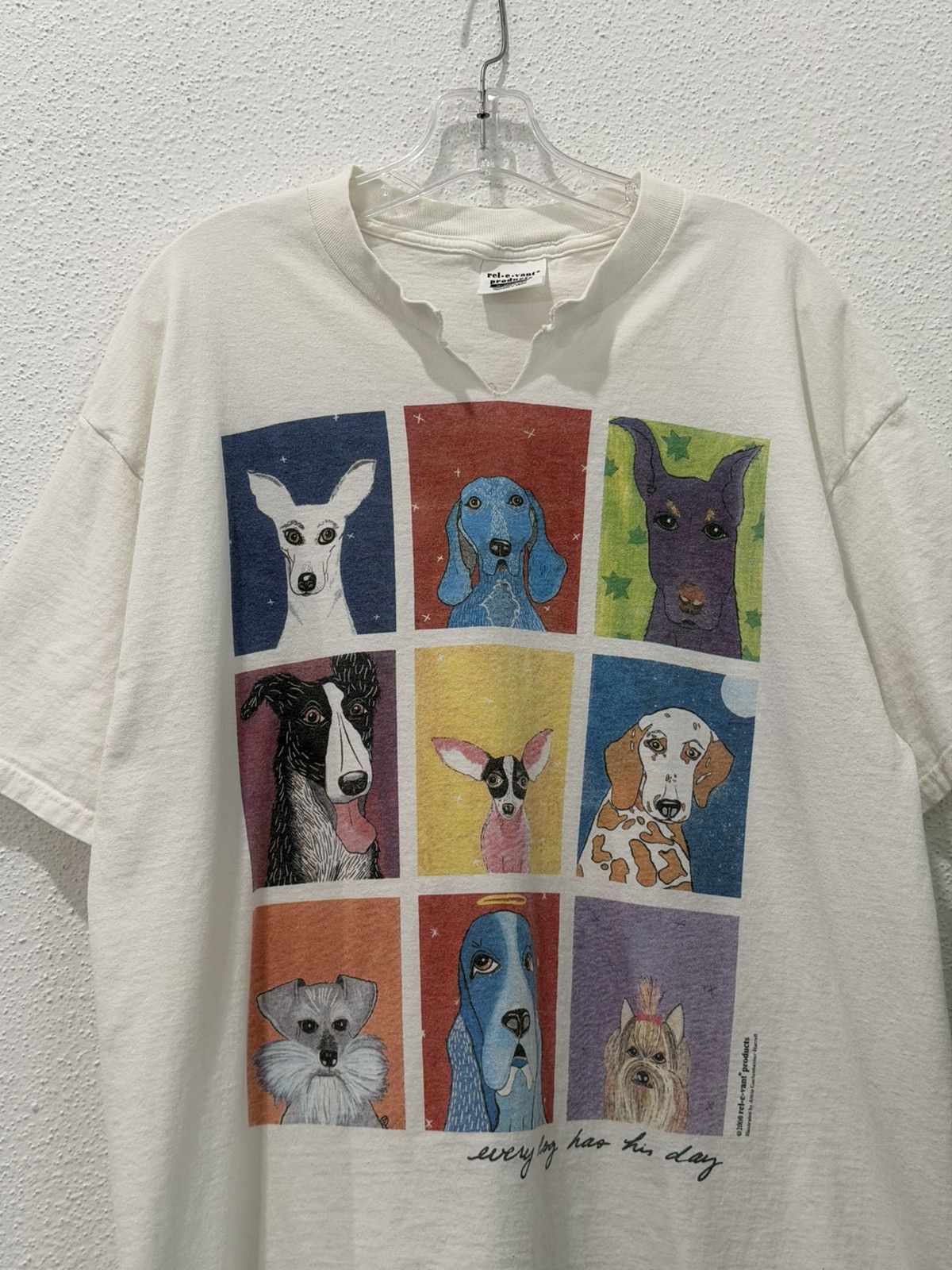 Vintage Vintage 2000 Rel-e-vant Products “Every Dog Has His Day” Art Size US XL / EU 56 / 4 - 2 Thumbnail