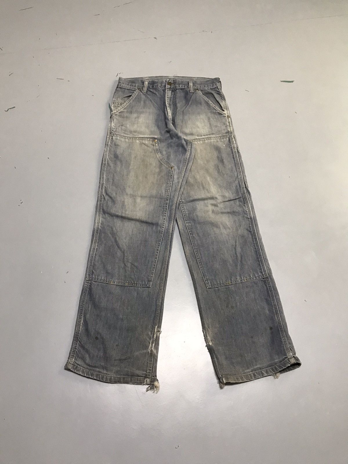 Carhartt Vintage Carhartt faded double knee workwear Size US 30 / EU 46 - 1 Thumbnail