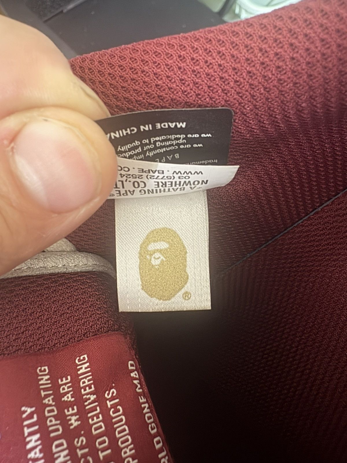 Bape A Bathing Ape Sk8 Sta #4 sneakers in red Size US 8 / EU 41 - 7 Thumbnail