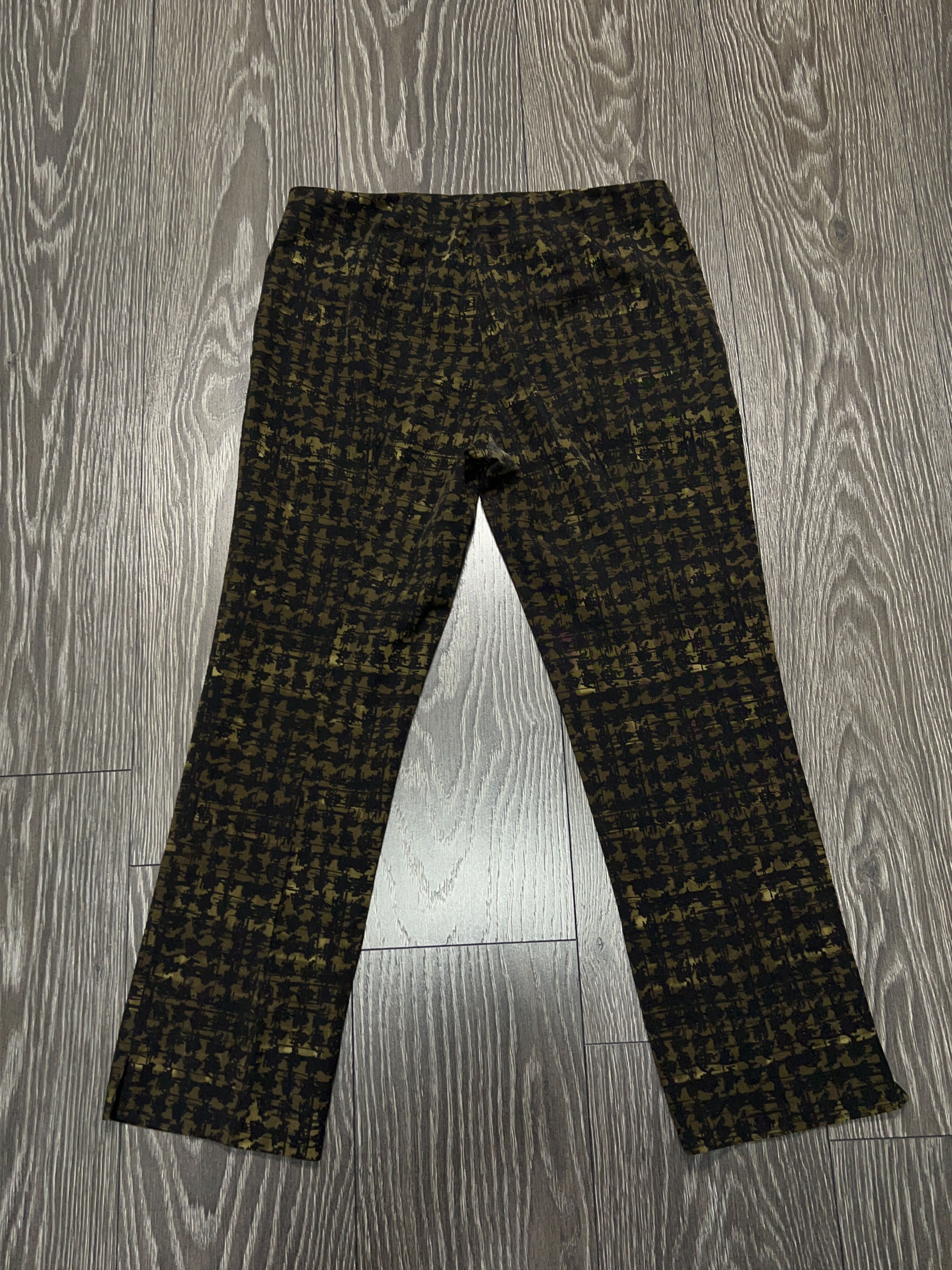 Prada Designer Abstract Houndstooth Print Pants Formal Trousers Size 28" / US 6 / IT 42 - 18 Thumbnail