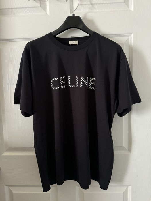 Men's Loose Celine t-shirt in jersey cotton, CELINE