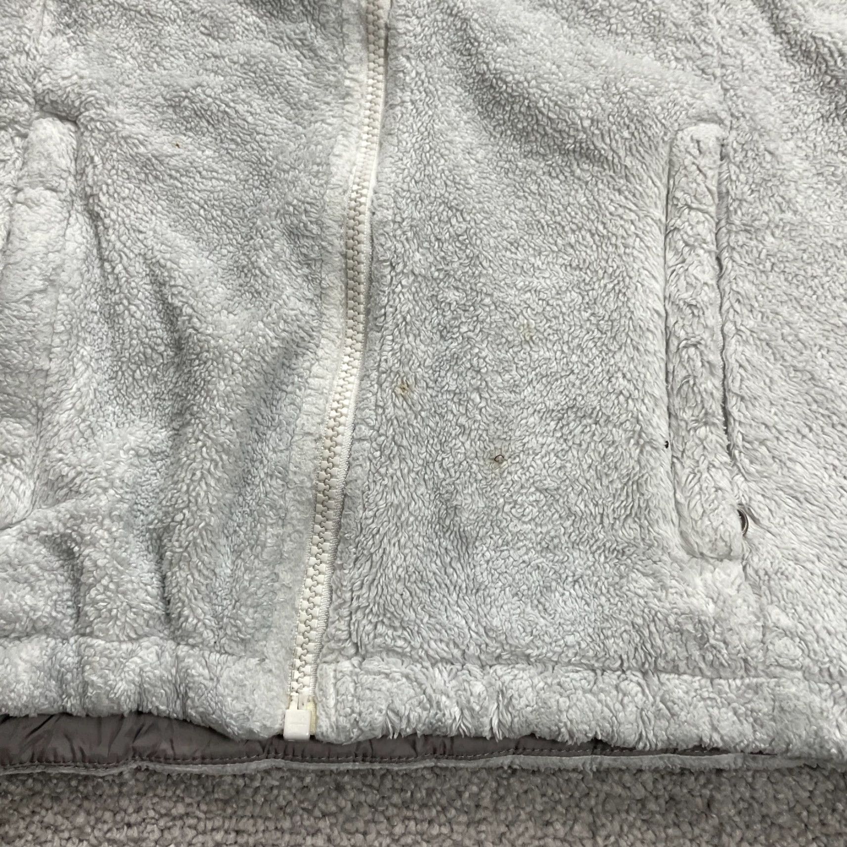 The North Face The North Face Osito Fleece Jacket Women XS Gray Full Zip Pockets Outdoor Hiking Size XS / US 0-2 / IT 36-38 - 5 Thumbnail