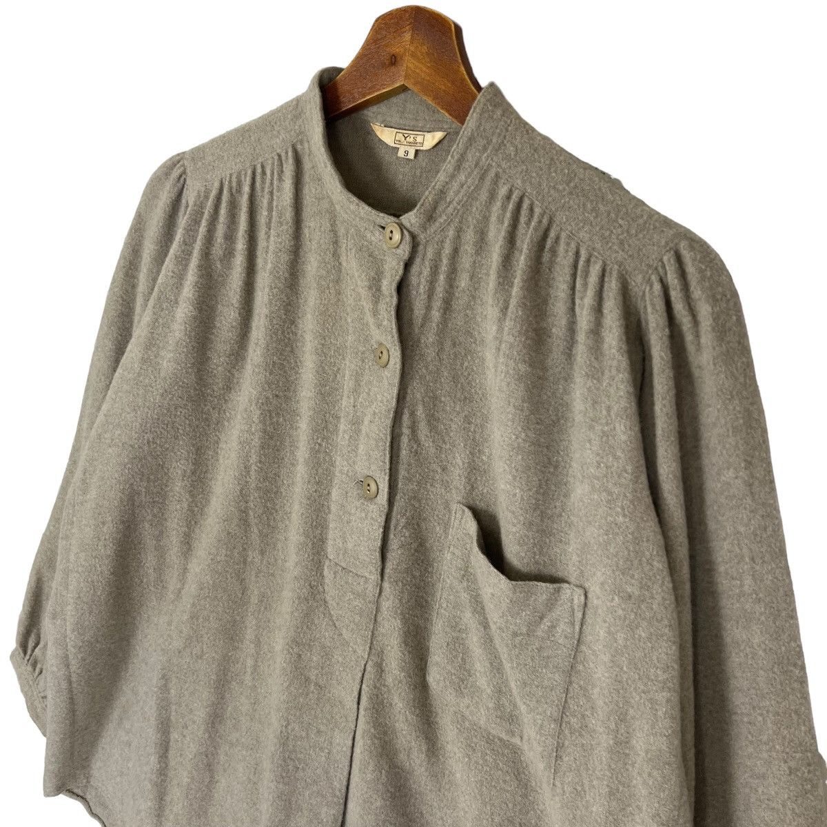 Y's 70s Y’s Mandarin Collar Shirt Size XS / US 0-2 / IT 36-38 - 5 Thumbnail