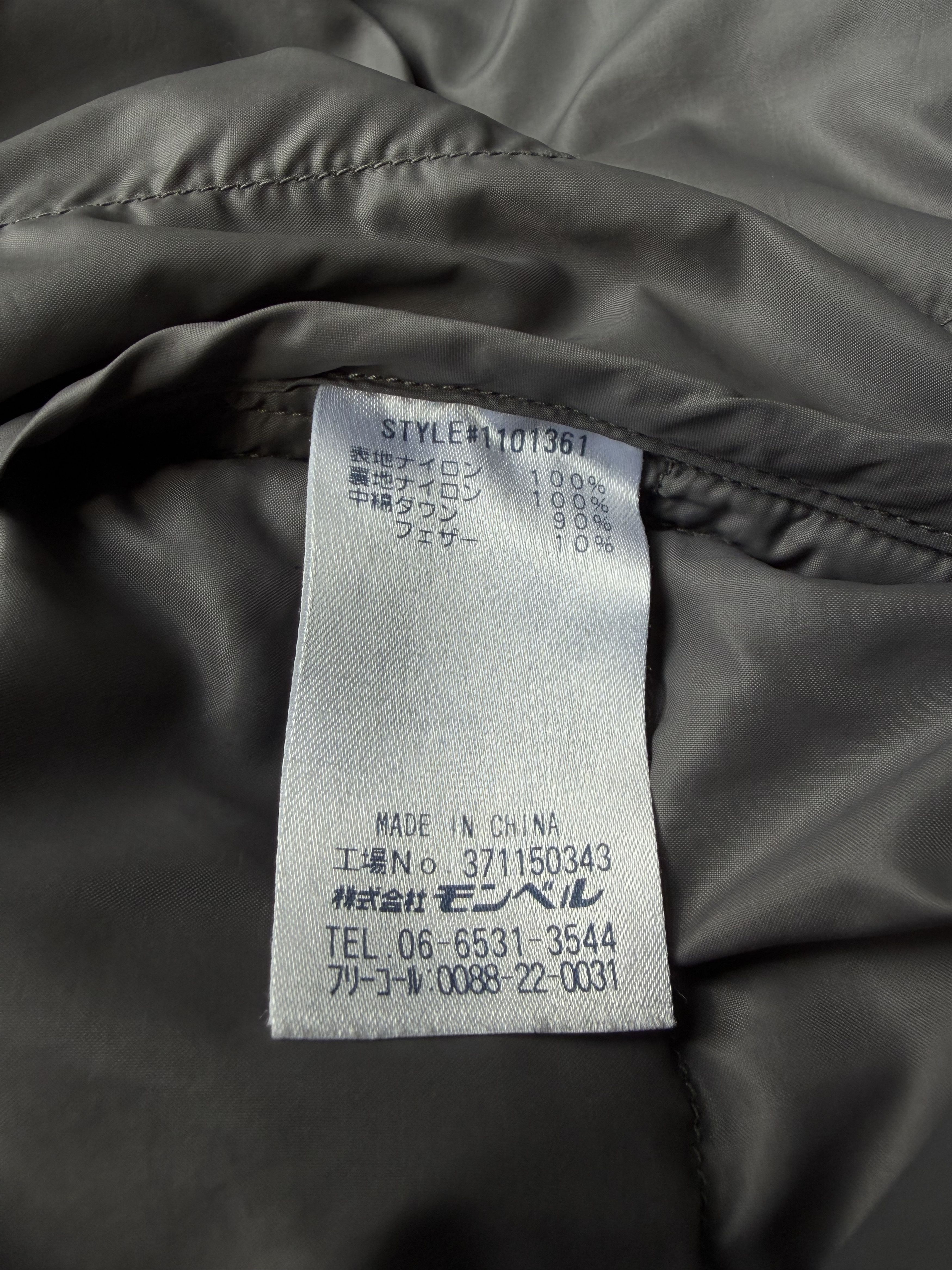 Montbell Rare Vintage Montbell Down Jacket Olive Size US S / EU 44-46 / 1 - 7 Thumbnail