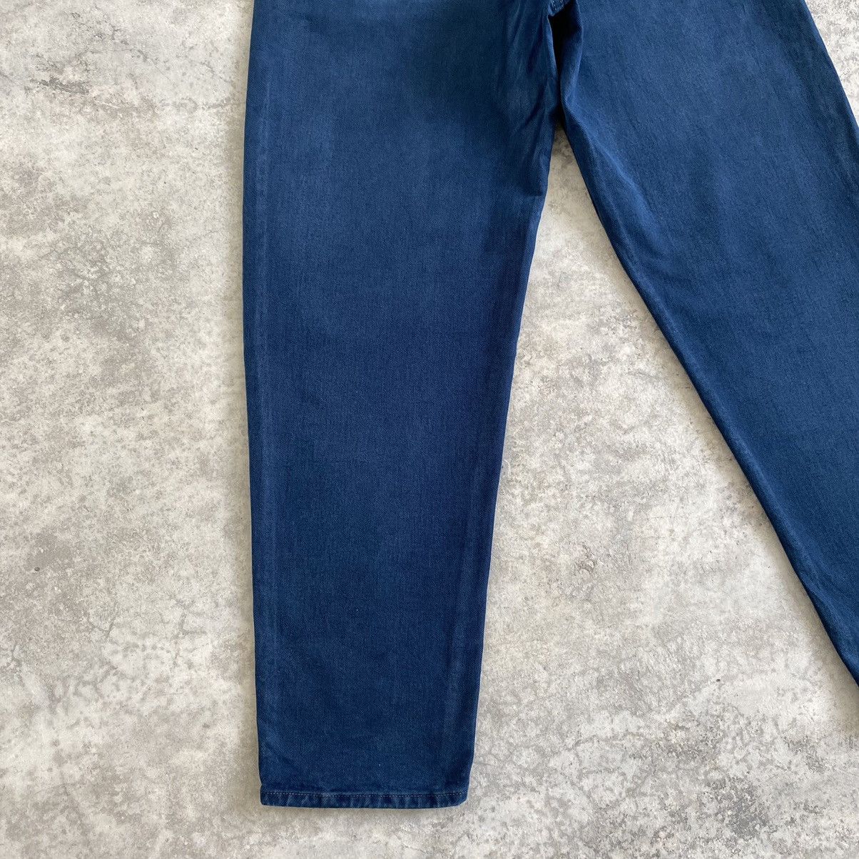 Levi's VTG 1992 Levi’s Silvertab Faded Midnight Blue Baggy Denim Size US 35 - 19 Thumbnail