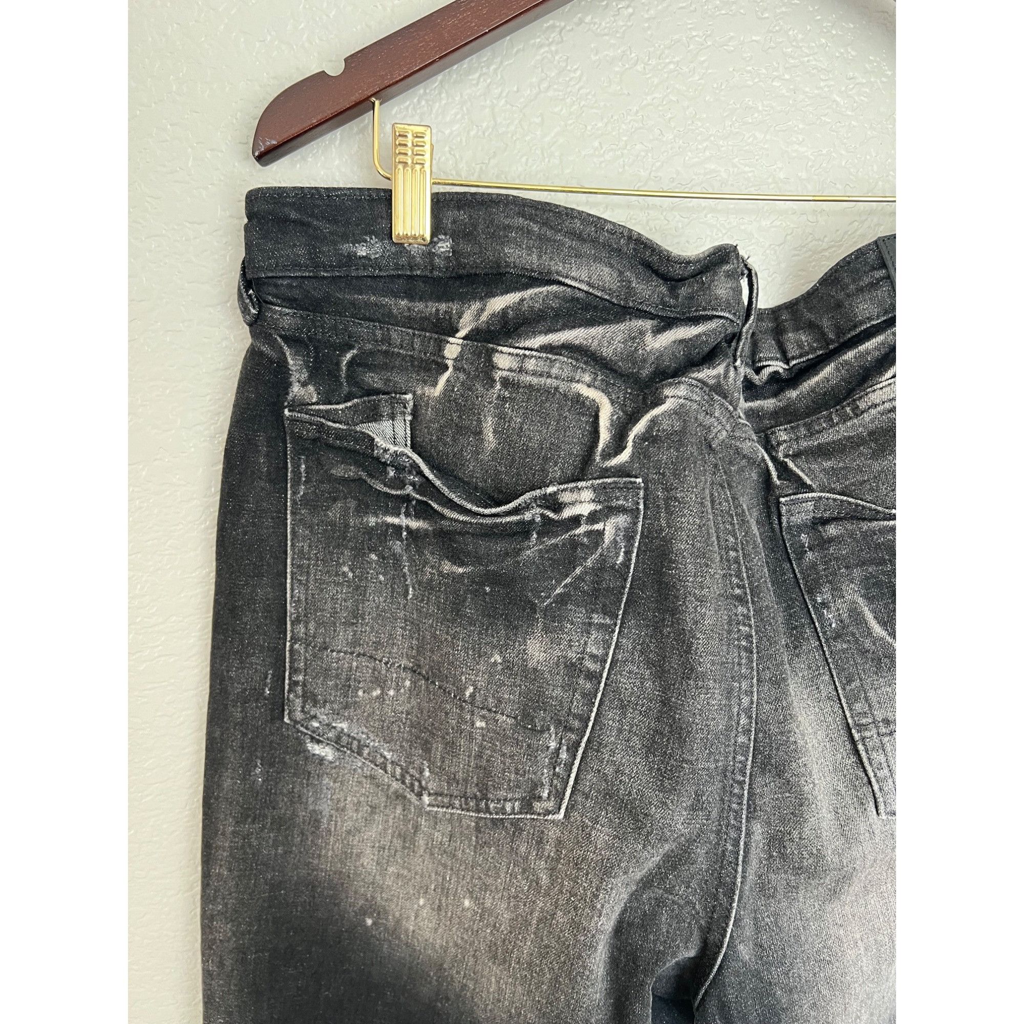 Prps Prps The Eleanor Distressed Mens Jeans - Size 40x35 Size US 40 / EU 56 - 8 Thumbnail
