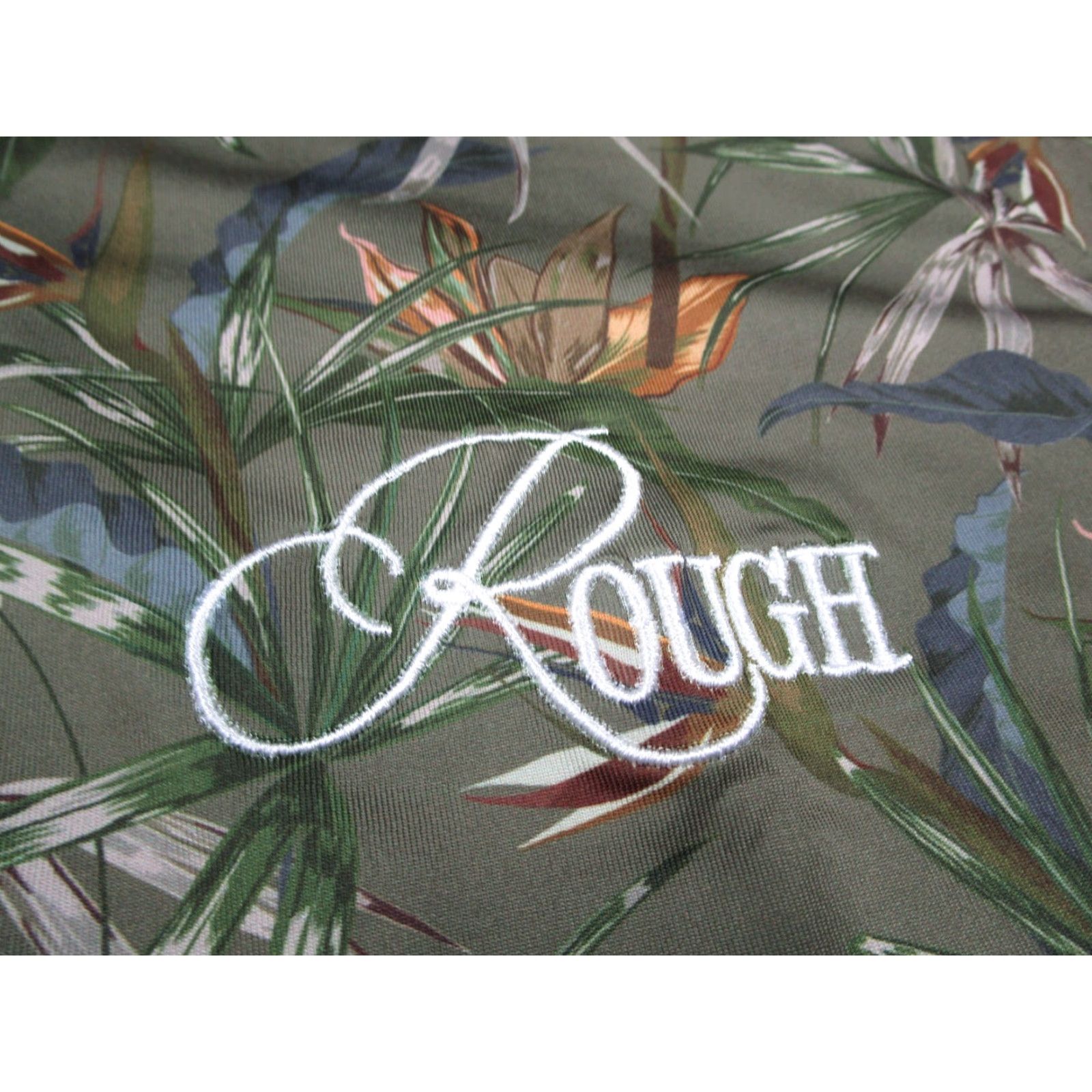Vintage Rough Country Club Polo Shirt Mens Large Green Floral Performance Golf Tropical Casual Size US L / EU 52-54 / 3 - 2 Thumbnail