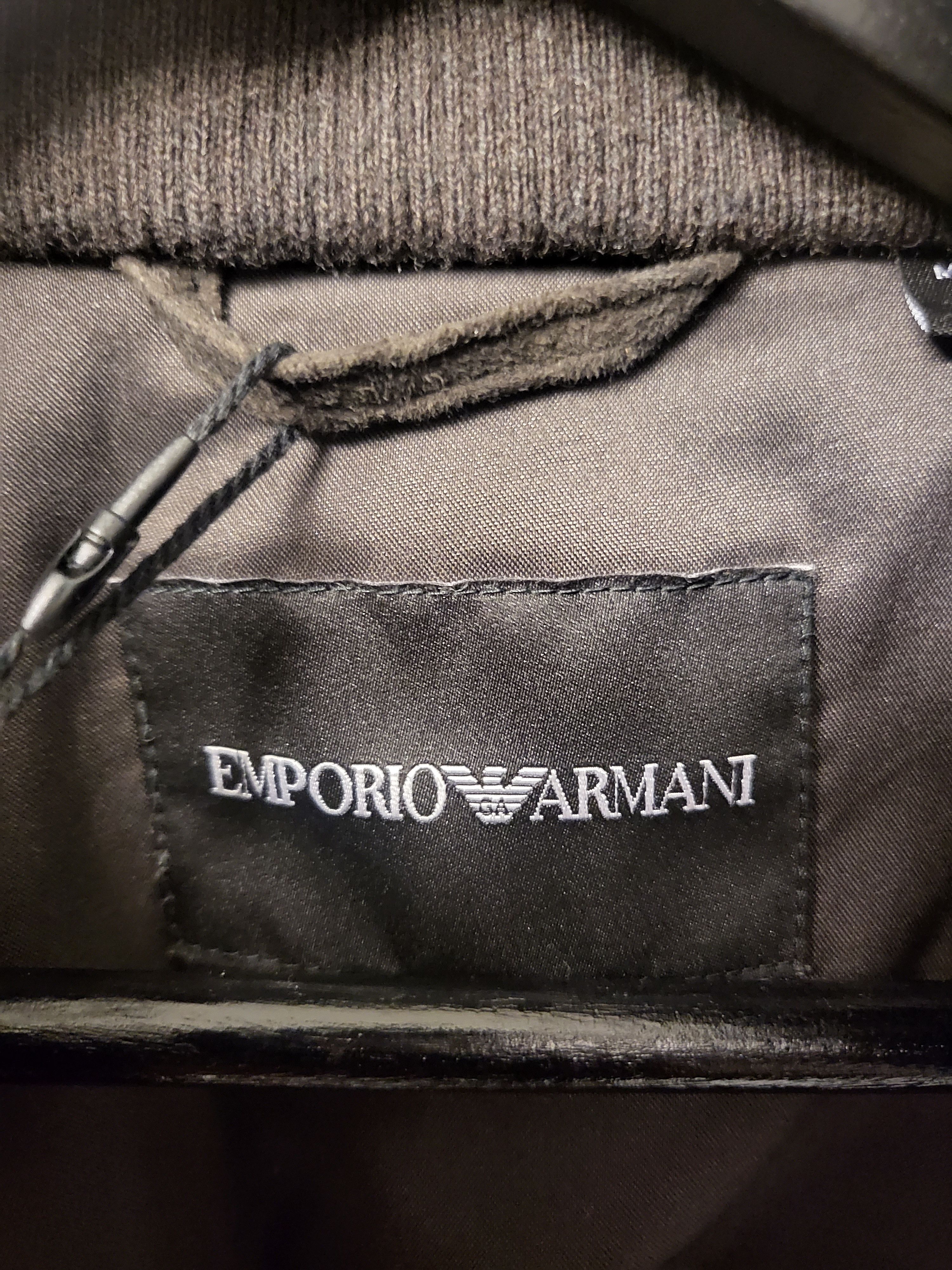 Emporio Armani Emporio Armani suede blouson jacket IT50 US40 Brown Size US M / EU 48-50 / 2 - 11 Thumbnail