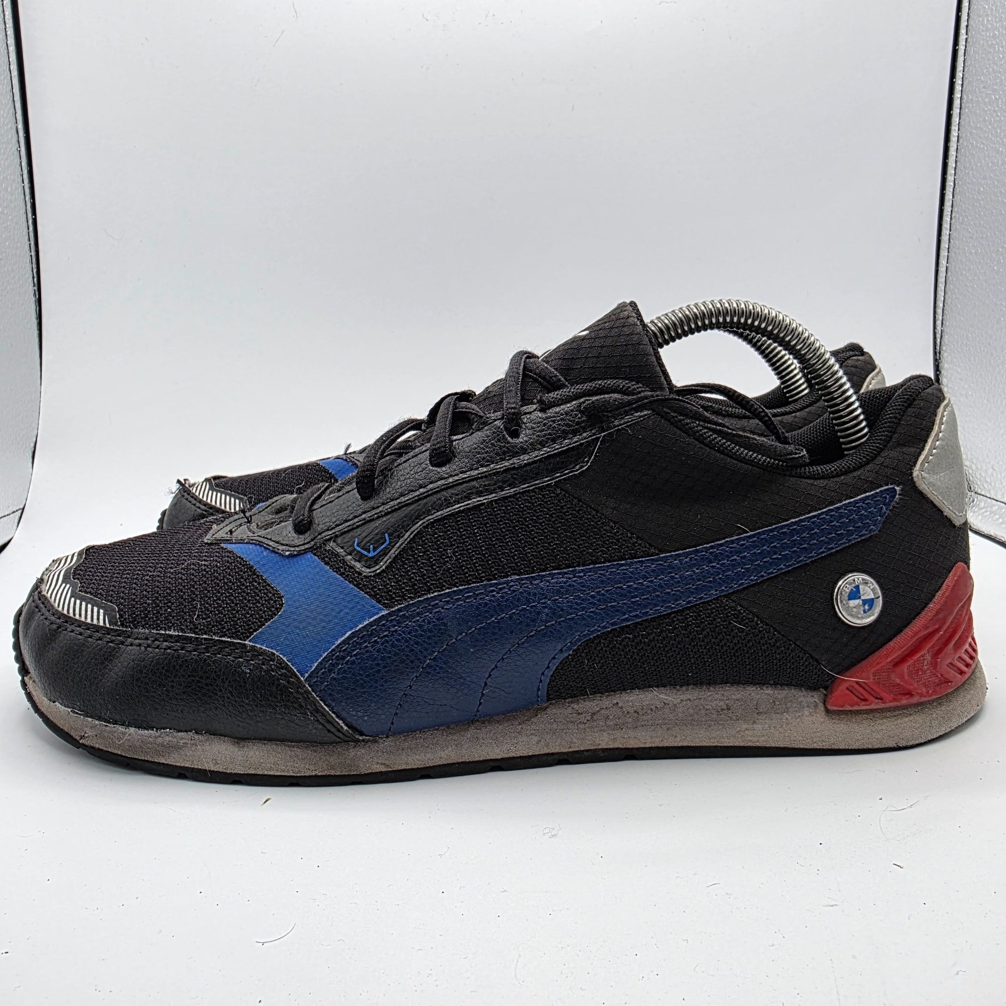 BMW × Puma Puma x BMW Motorsports Track Racer Mens Size 9.5 Black Blue Size US 9.5 / EU 42-43 - 13 Thumbnail