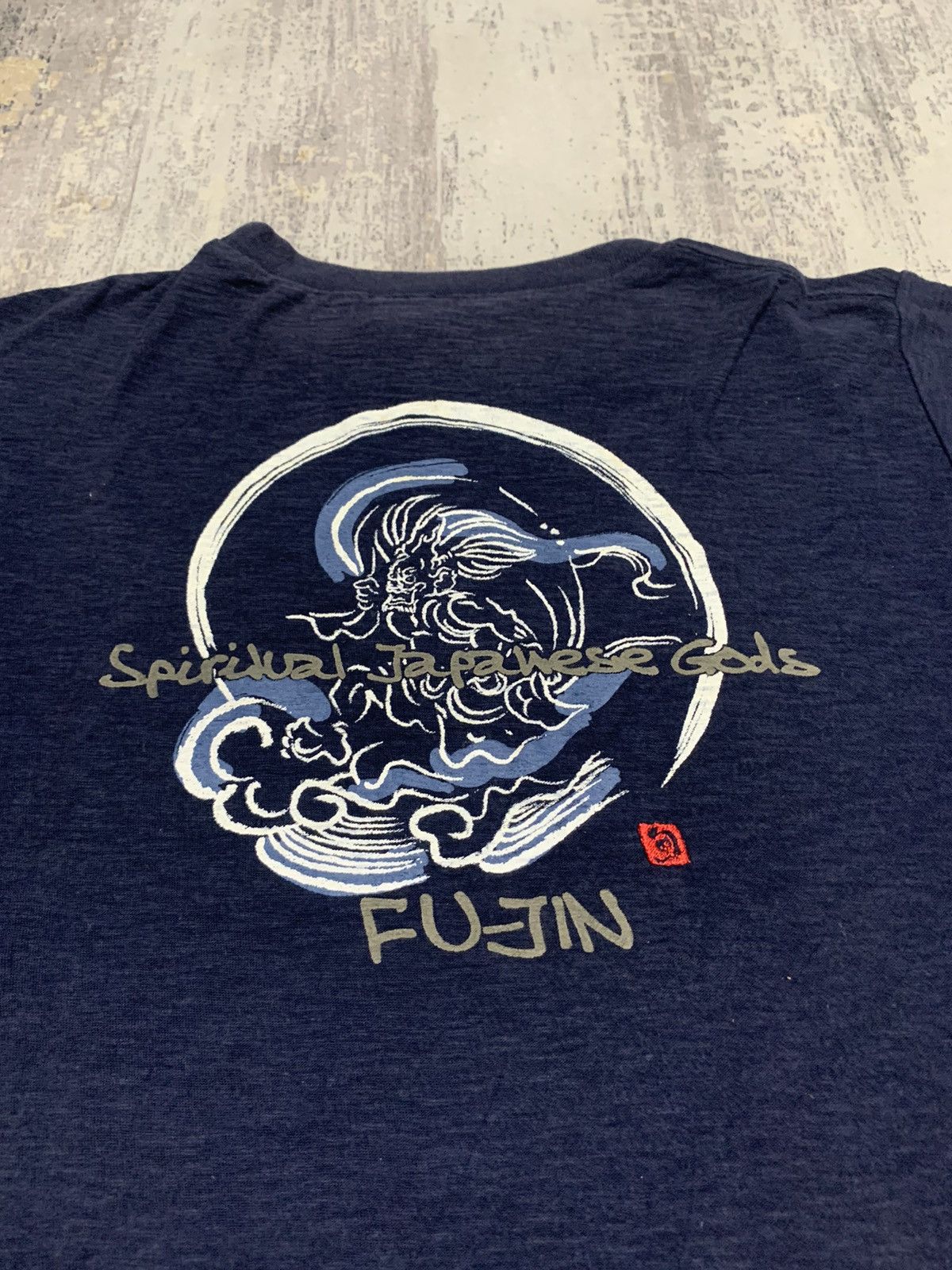 Japanese Brand Fu-jin Japanese Spiritual God Sukajan Shirt Size US M / EU 48-50 / 2 - 8 Thumbnail